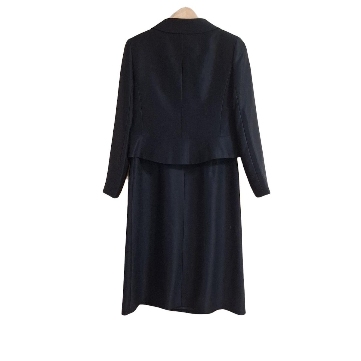 LANVIN en Bleu ワンピース アシンメラッフルノースリーブ