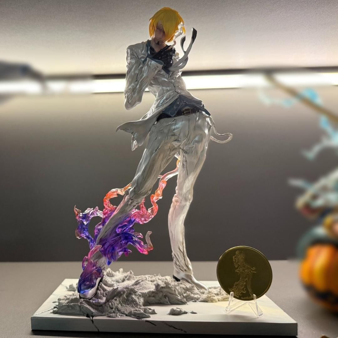 ワンピース サンジ 白スーツ ガレージキット フィギュア 塗装