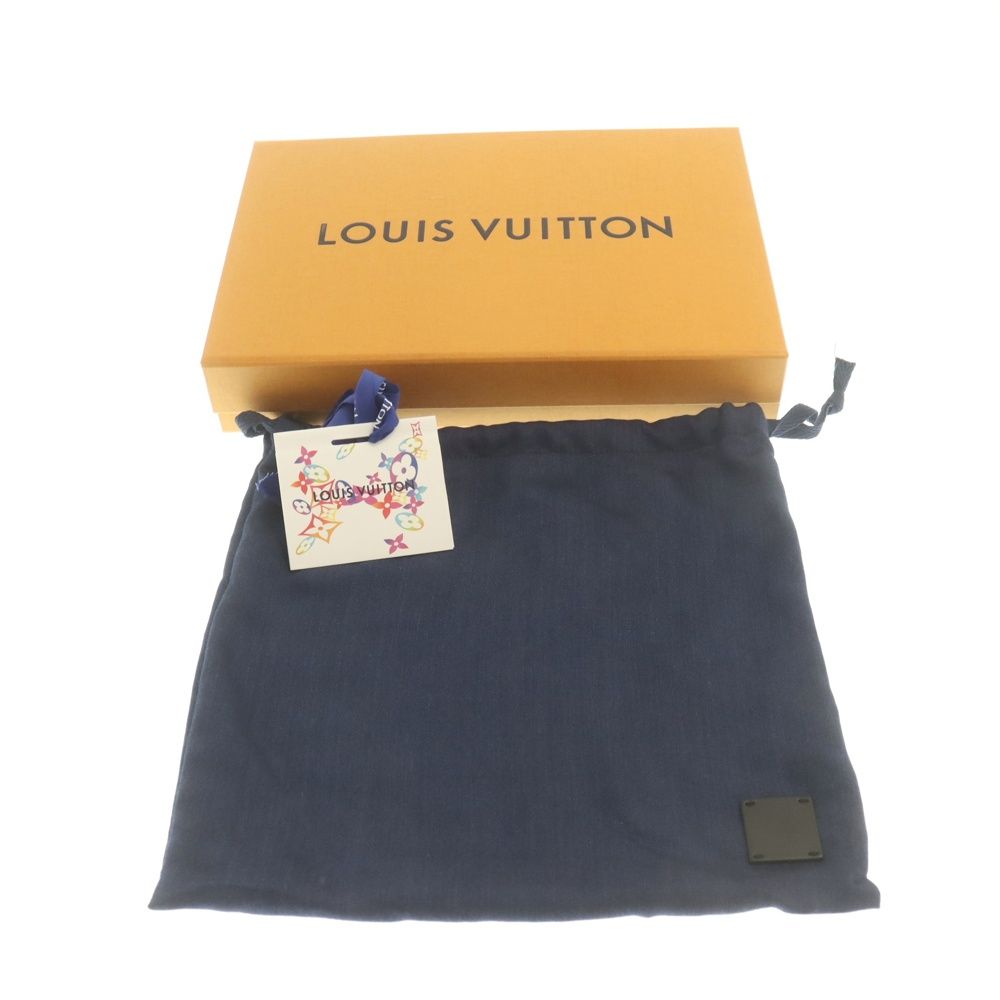 LOUIS VUITTON (ルイヴィトン) ノベルティ モノグラムシルク混スカーフ マフラー AO0199 ネイビー - メルカリ