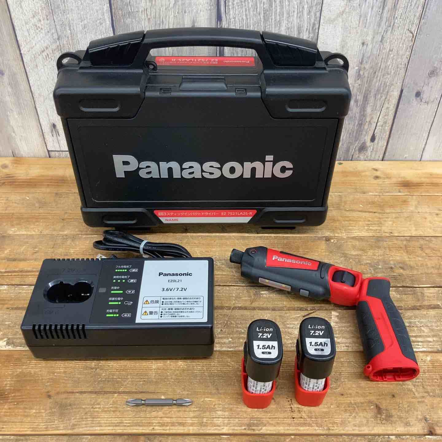 パナソニック Panasonic コードレススティックインパクトドライバー EZ7521LA2S-R 東大和店
