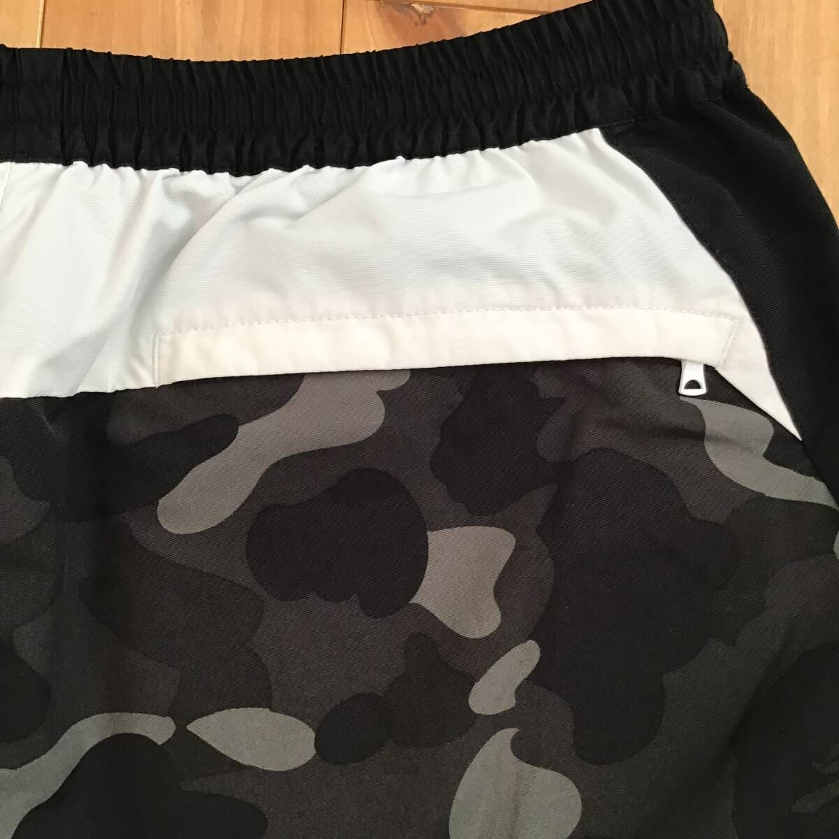 ☆XL☆ BAPE Black camo ハーフパンツ a bathing ape shorts エイプ 