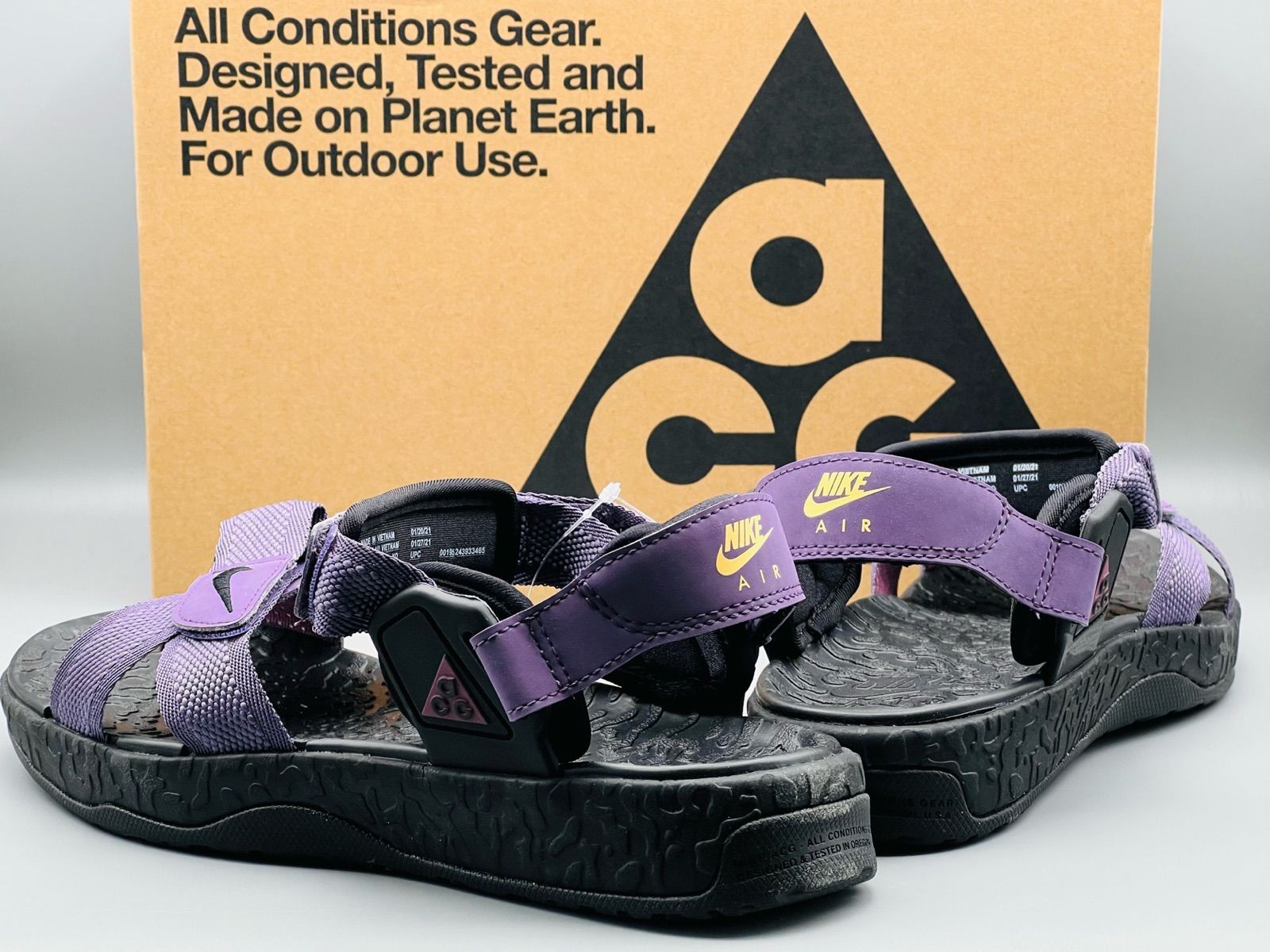 【即発送】NIKE ACG AIR DESCHUTZ BLACK purple NIKE ACG DESCHUTZ 