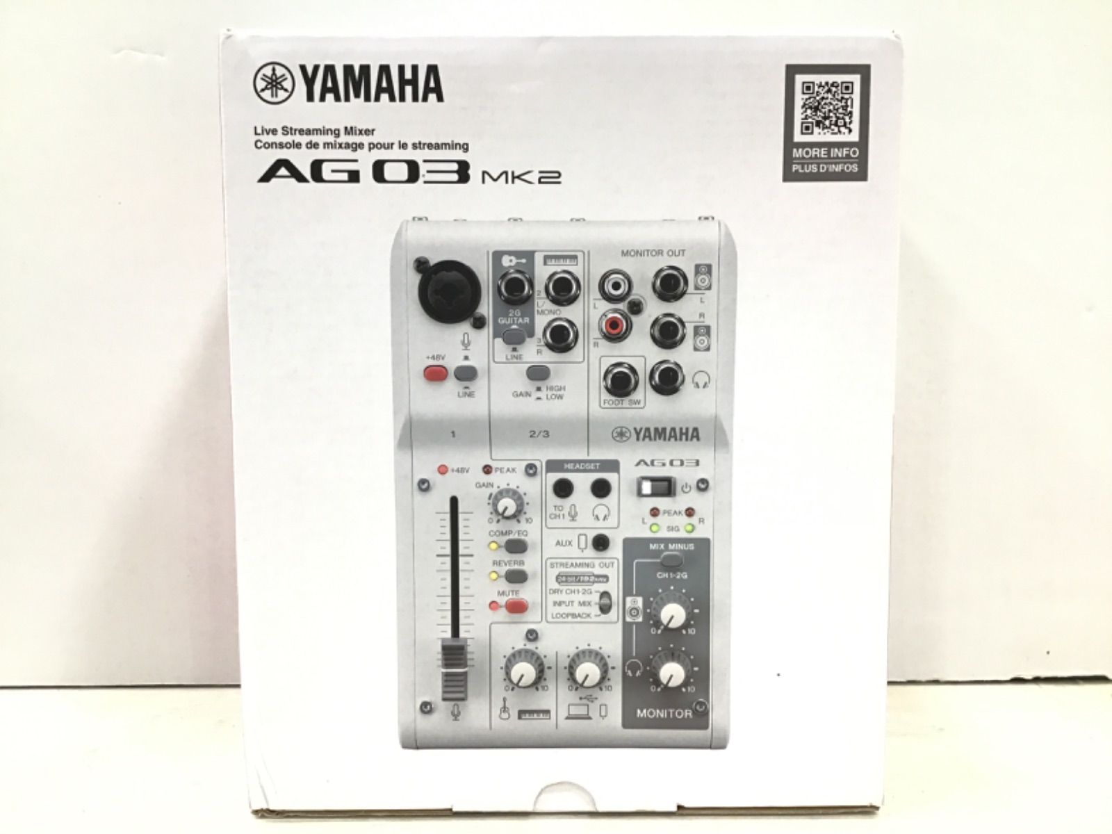 48 YAMAHA AG03 MK2 Live Streaming Mixer