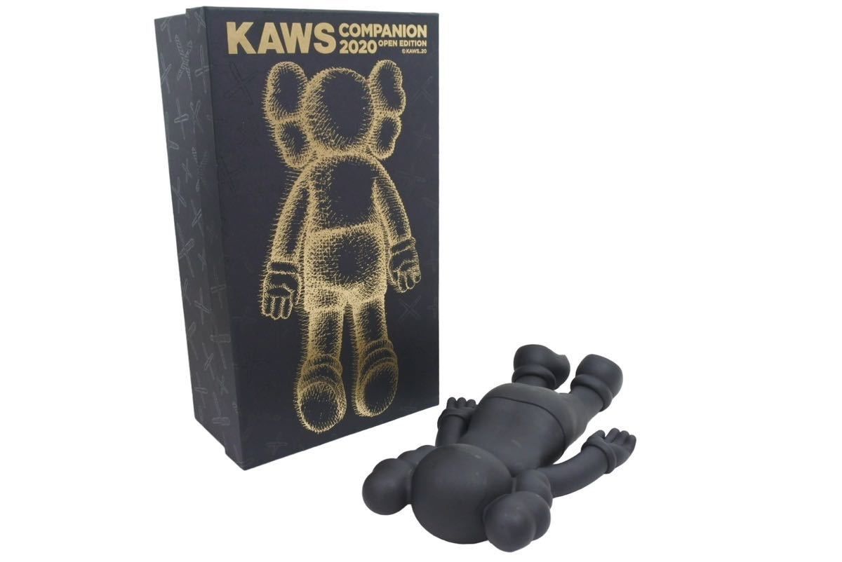 KAWS COMPANION 2020 OPEN EDITION ブラック カウズ コンパニオン 黒 メディコムトイ アート 中古 30757 KAWS COMPANION 2020 OPEN EDITION ブラック カウズ