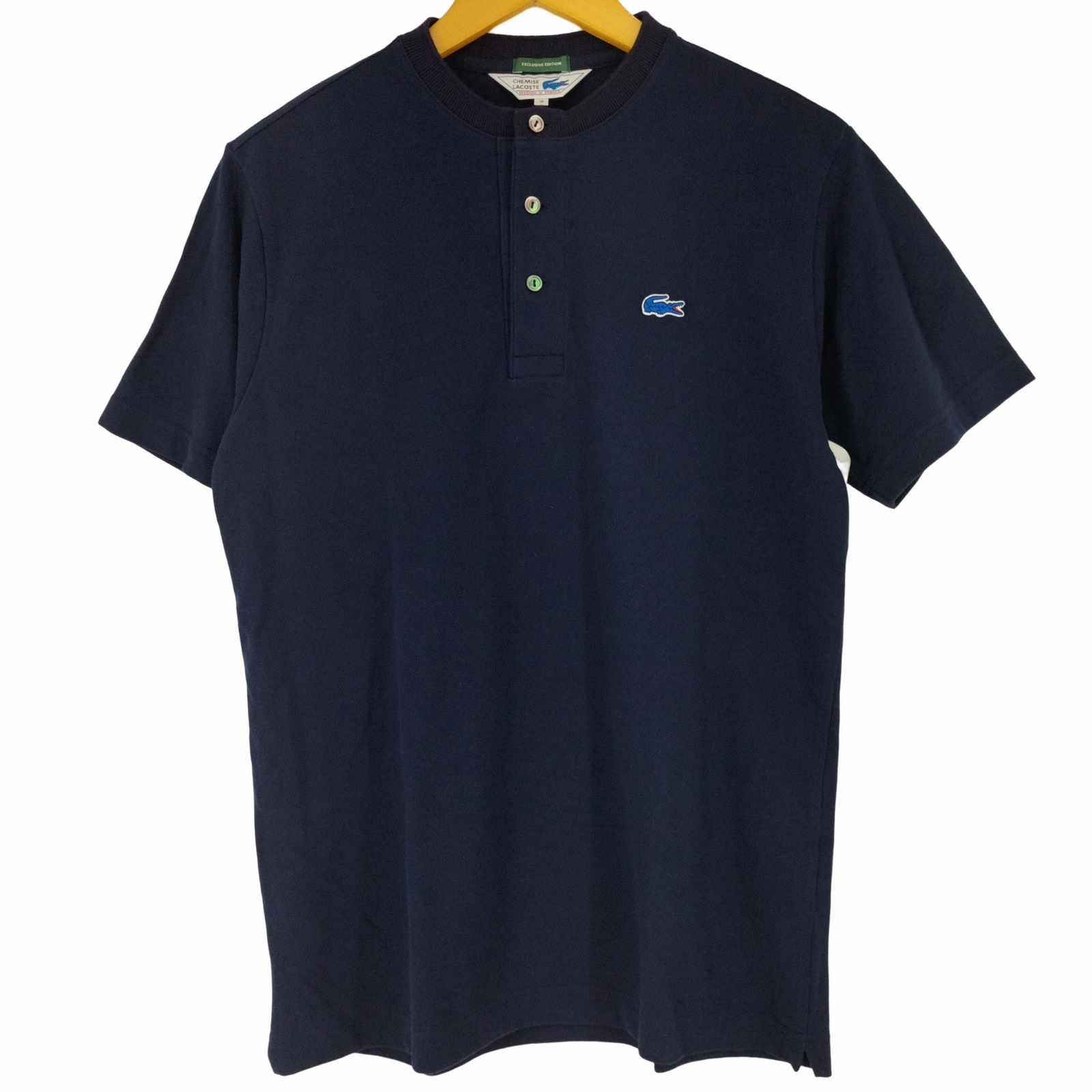 シュミーズ ラコステ CHEMISE LACOSTE フランス製 ロゴワッペン