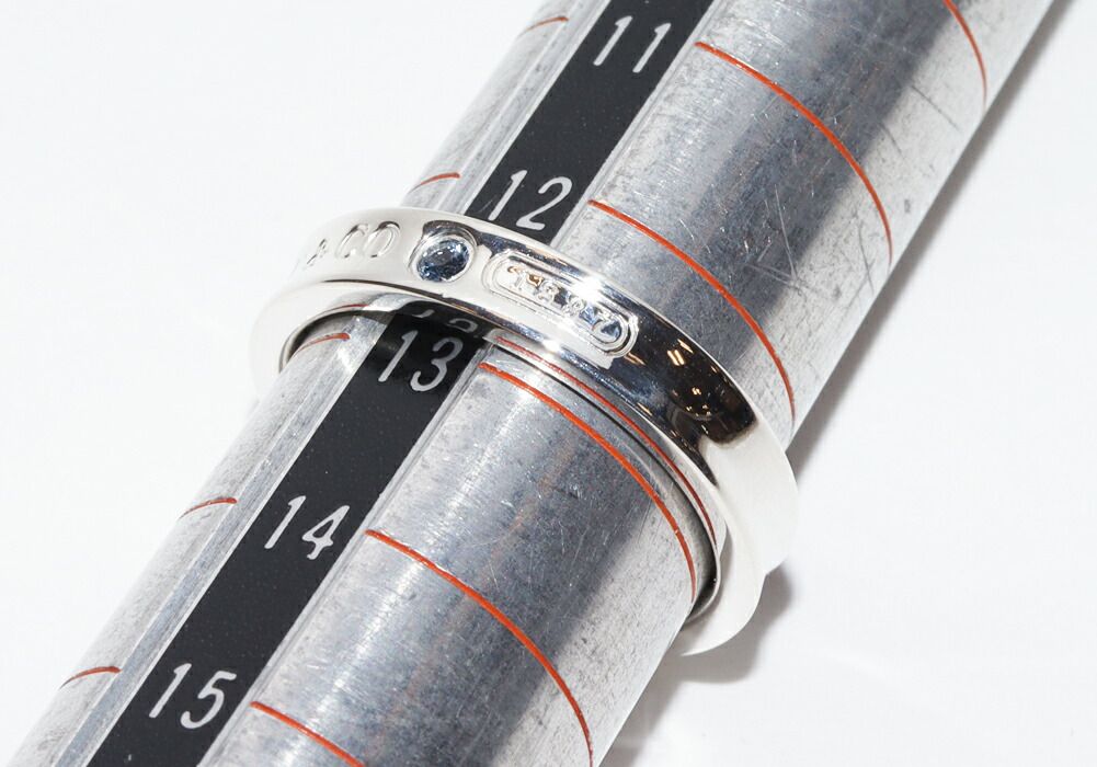 ★SALE★【ティファニー】１８３７　サファイア　２P　ナローリング　１２号 ☆SALE☆【ティファニー】1837 サファイア 2P ナロー リング