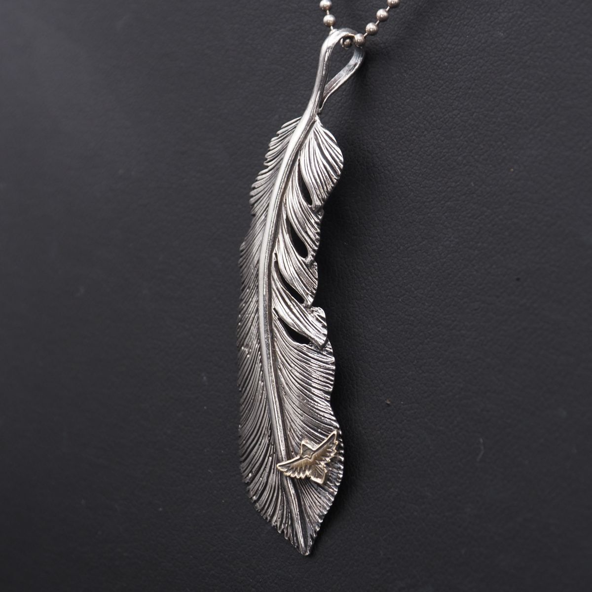 Wing Hands フェザーネックレス　K18 Wing Hands フェザーネックレス K18