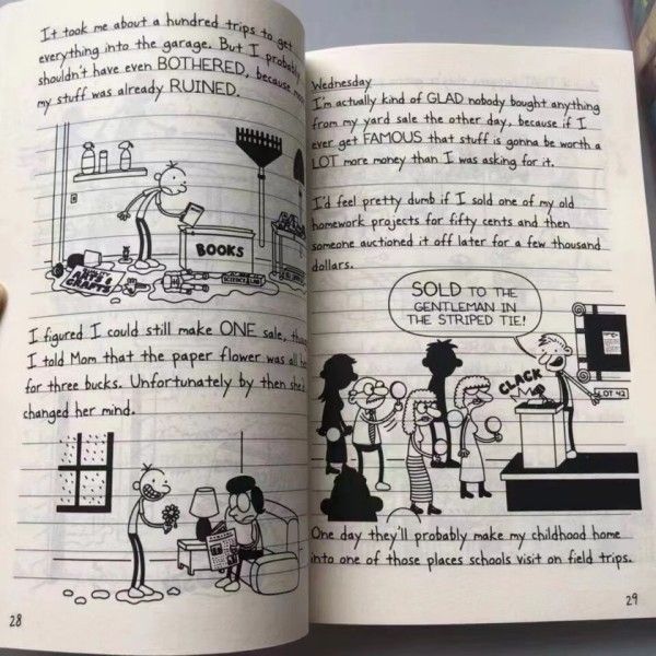 新品 Diary of a Wimpy Kid グレッグのダメ日記 英語勉強 子供