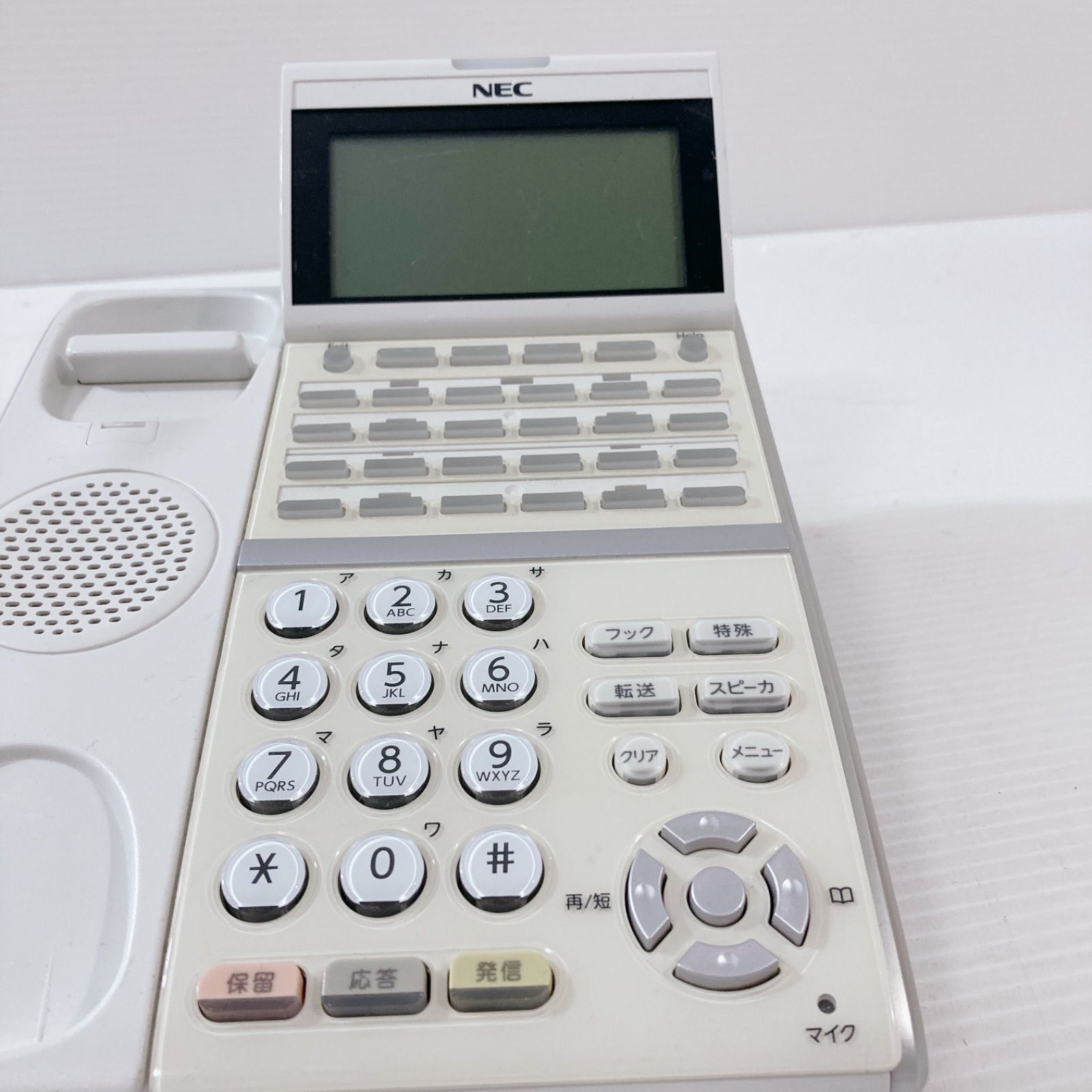K183 NEC DT800シリーズ IZV（XD）W-2Y（WH） 8個セット NEC 開封済み未使用品 ビジネスフォン DT800 Series ITZ-32DLK