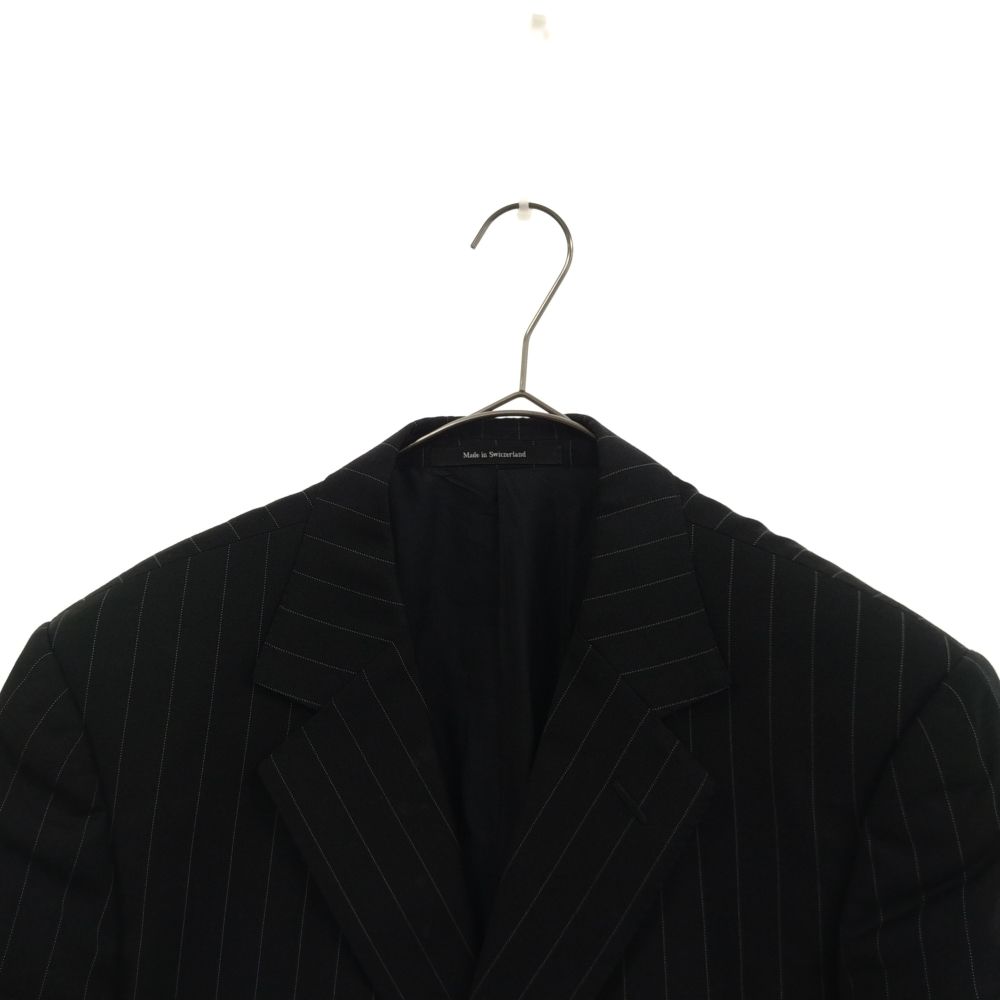 GUCCI (グッチ) 507696 2Bストライプテーラードジャケット ブラック