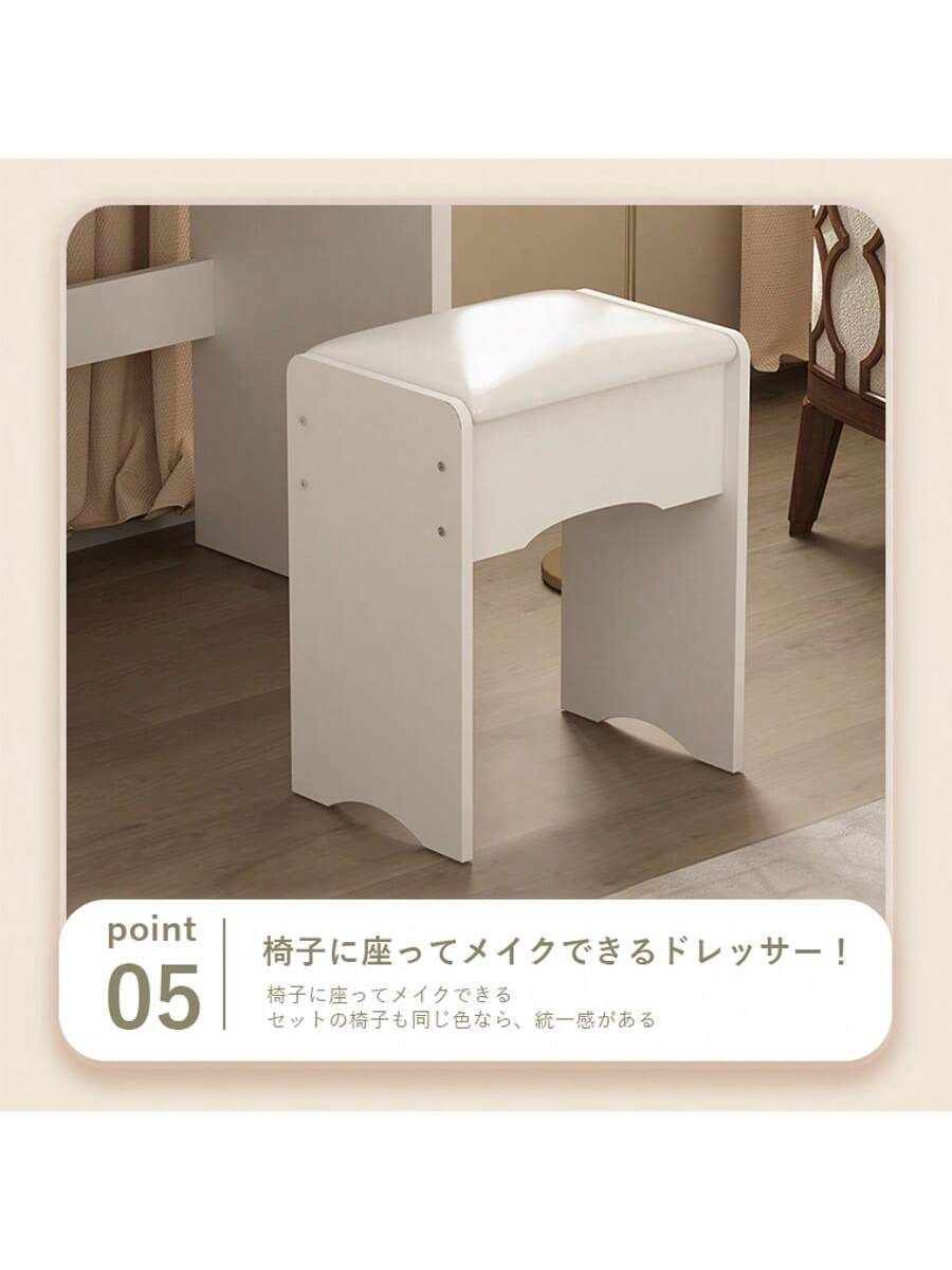 ドレッサー コンパクト ドレッサー 幅80cm おしゃれ 白 ホワイト