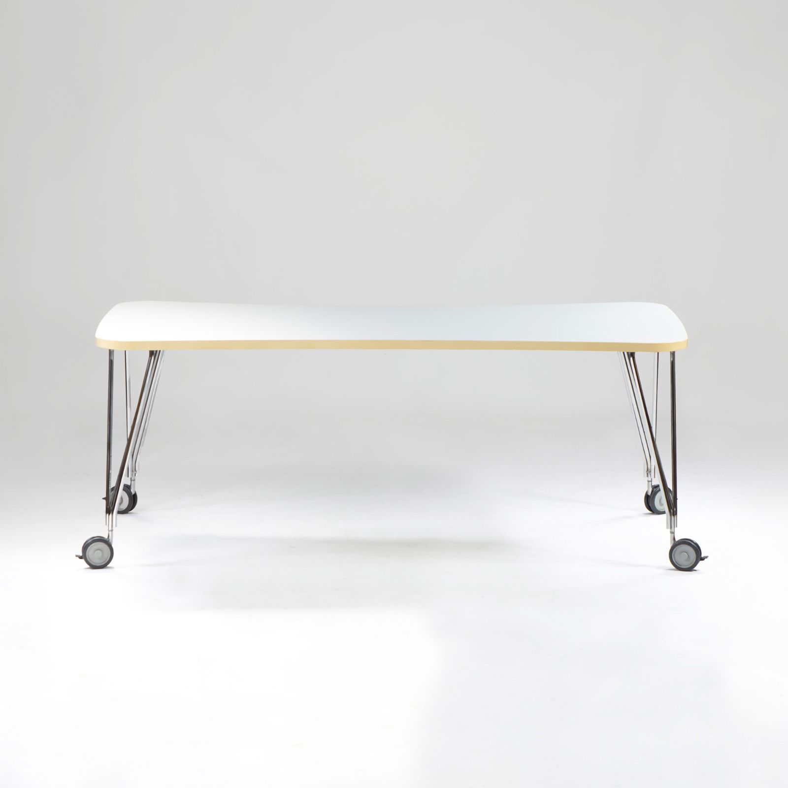 未使用品 Kartell カルテル MAX マックステーブル 190cm オフィステーブル カルテル Kartell MAX マックス 幅190 キャスター