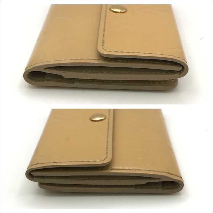 良品 LOUIS VUITON ルイヴィトン ヴェルニ モノグラム 三つ折り