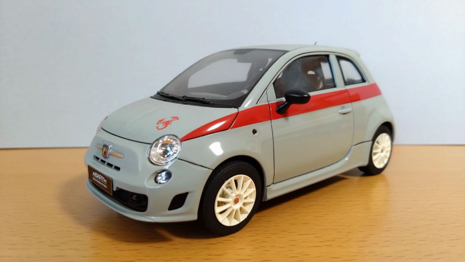 フジミ 1/24 フィアット アバルト 500【プラモデル完成品