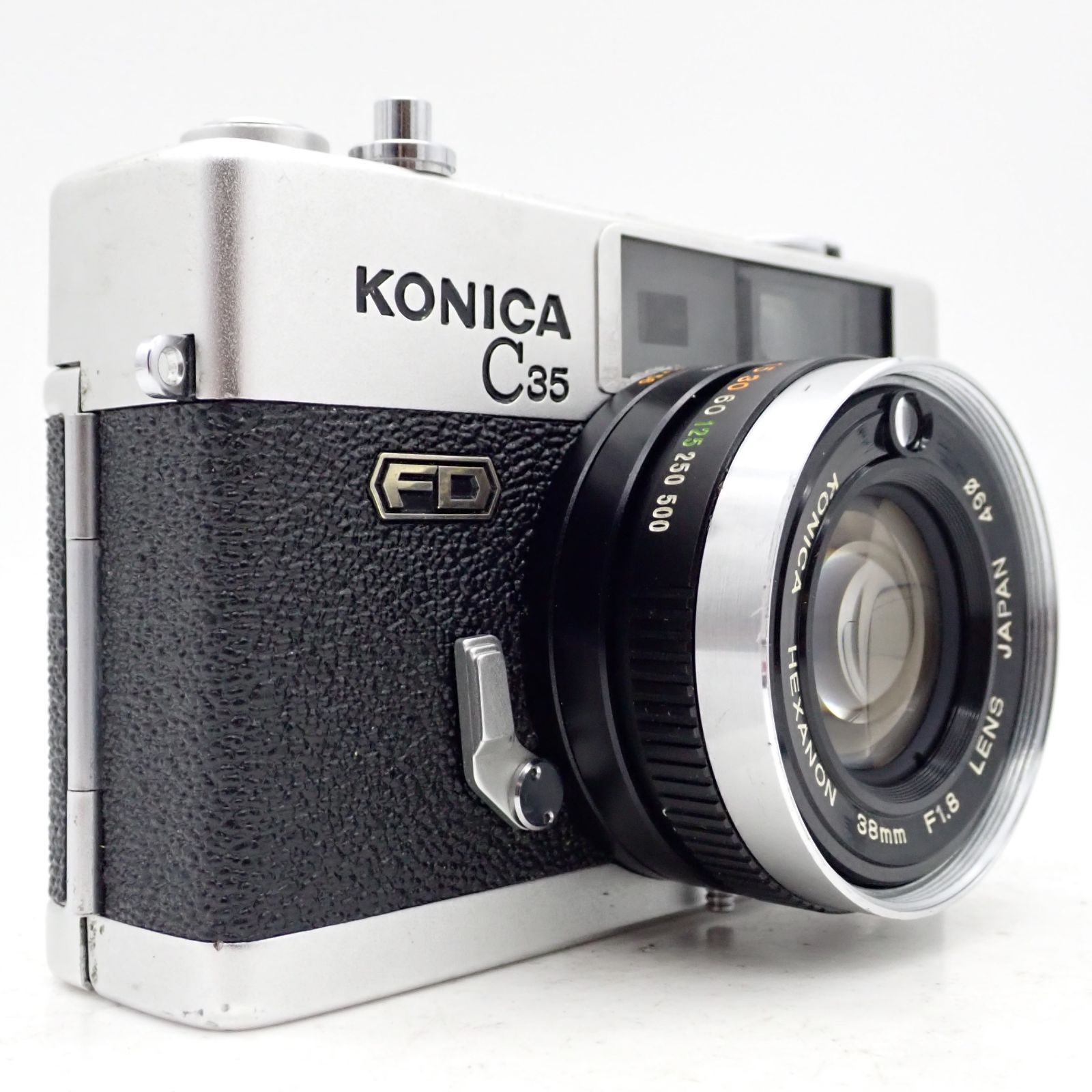 良品 KONICA C35 FD HEXANON 38mm f1.8 シリーズ最終モデル レンジ