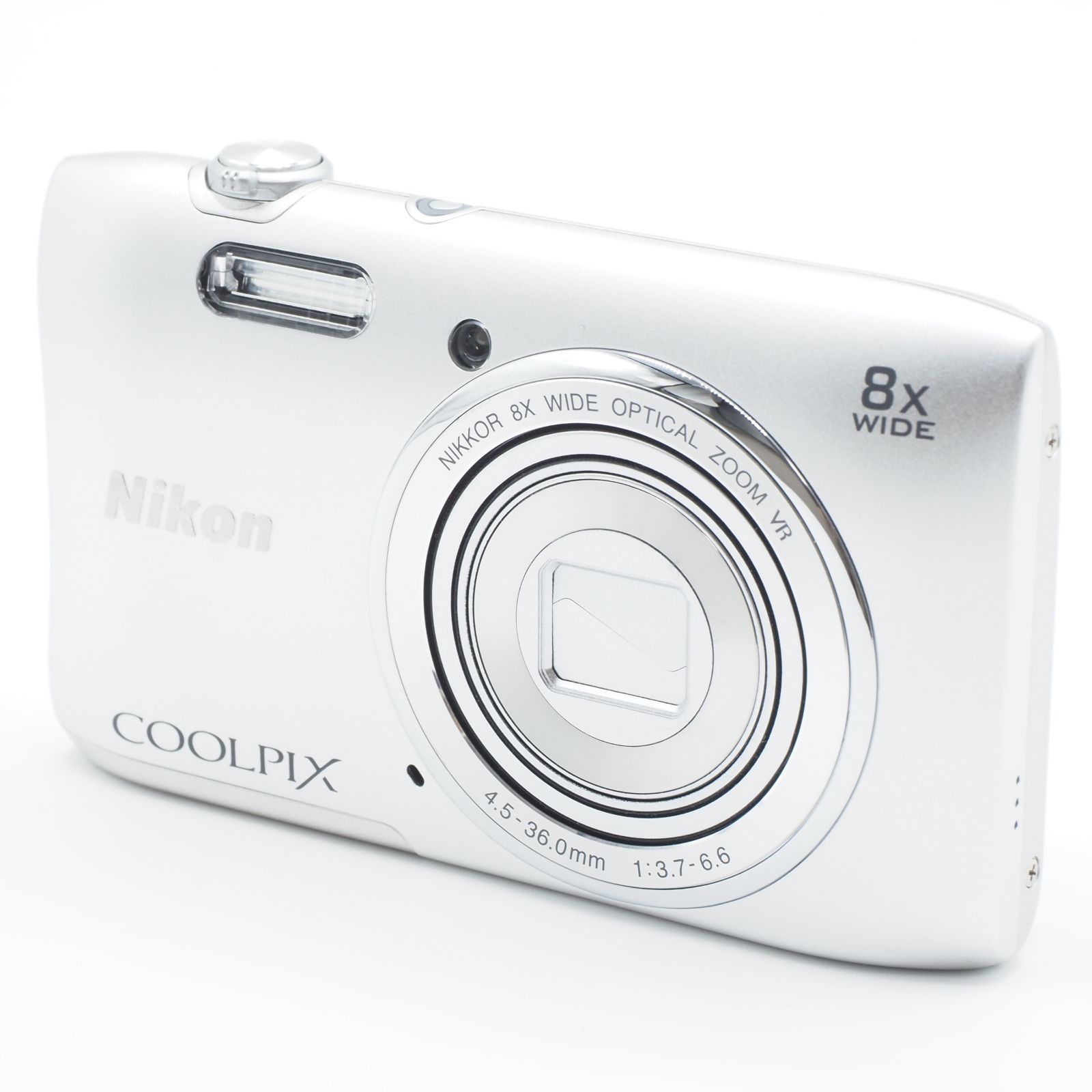 □実用品□ Nikon S3600 クリスタルシルバー Amazon.co.jp