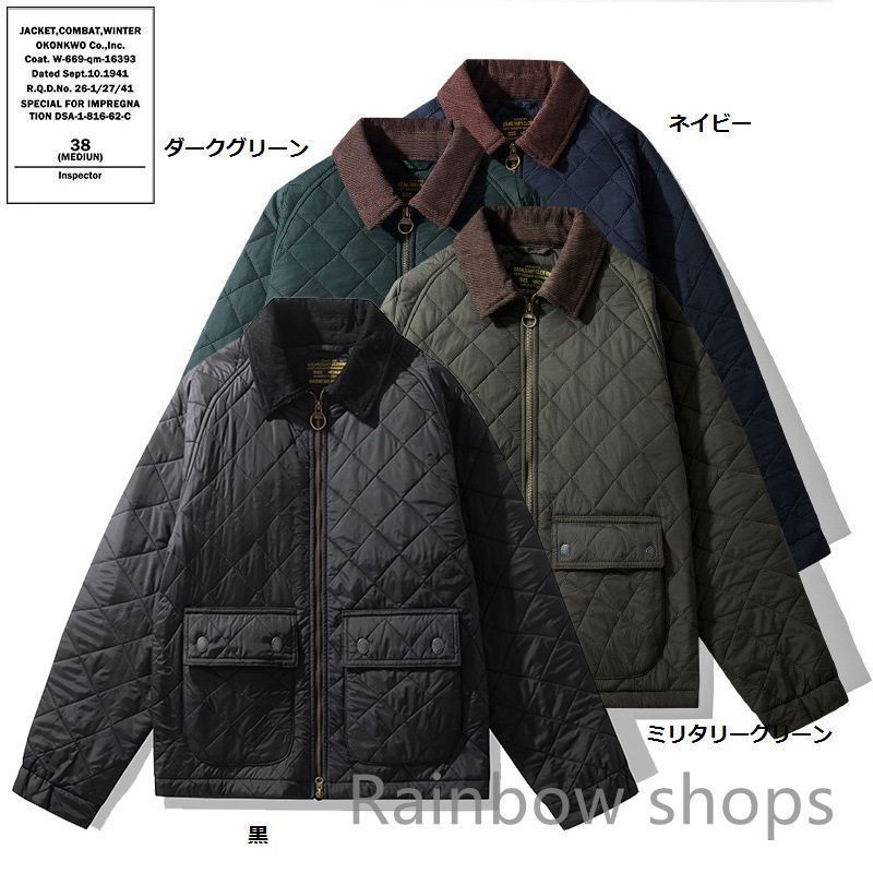 ミリタリージャケットメンズ 中綿入りジャケット