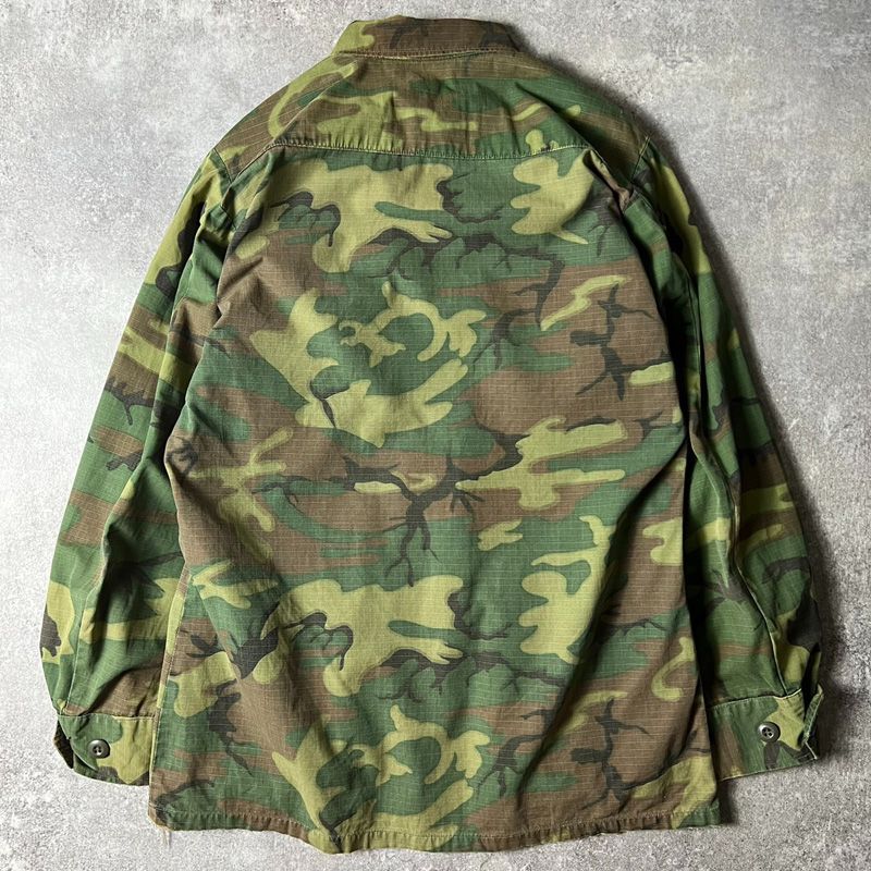60’s ビンテージ 米軍 実物 ERDL ジャングルファティーグジャケット M 60's【ビンテージ】【米軍実物】【ERDL】リップストップ