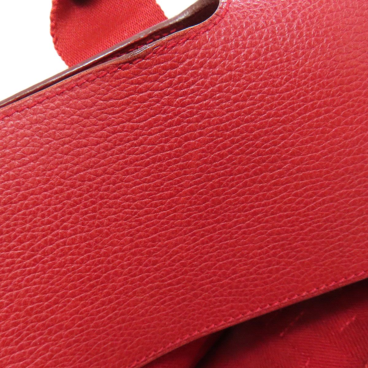 HERMES エルメス ヴァルパライソロング PM ハンドバッグ キャンバス 