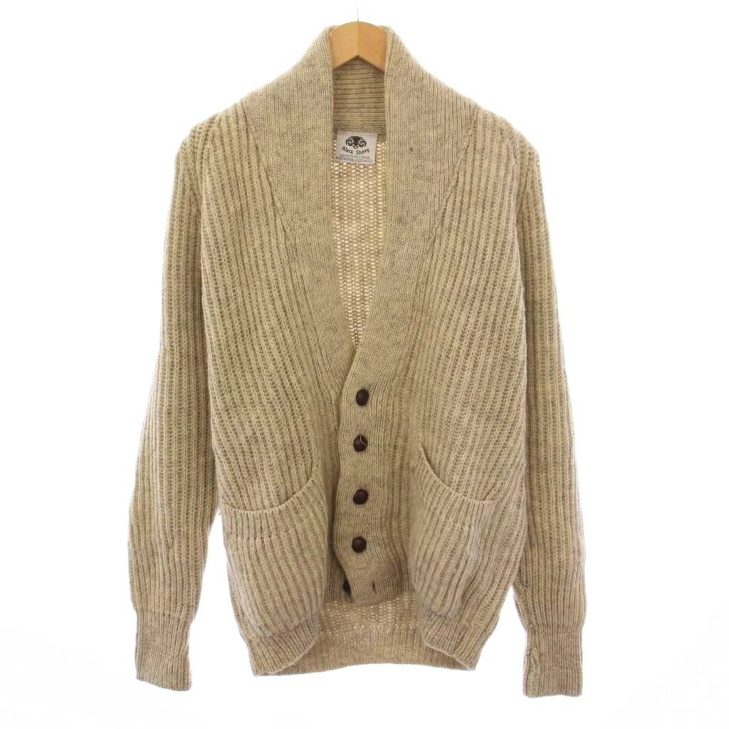 セール新品 英国製 BLACK SHEEP ショールカラー ニット カーディガン ブラックシープ BLACK SHEEP ニットカーディガン ショールカラー