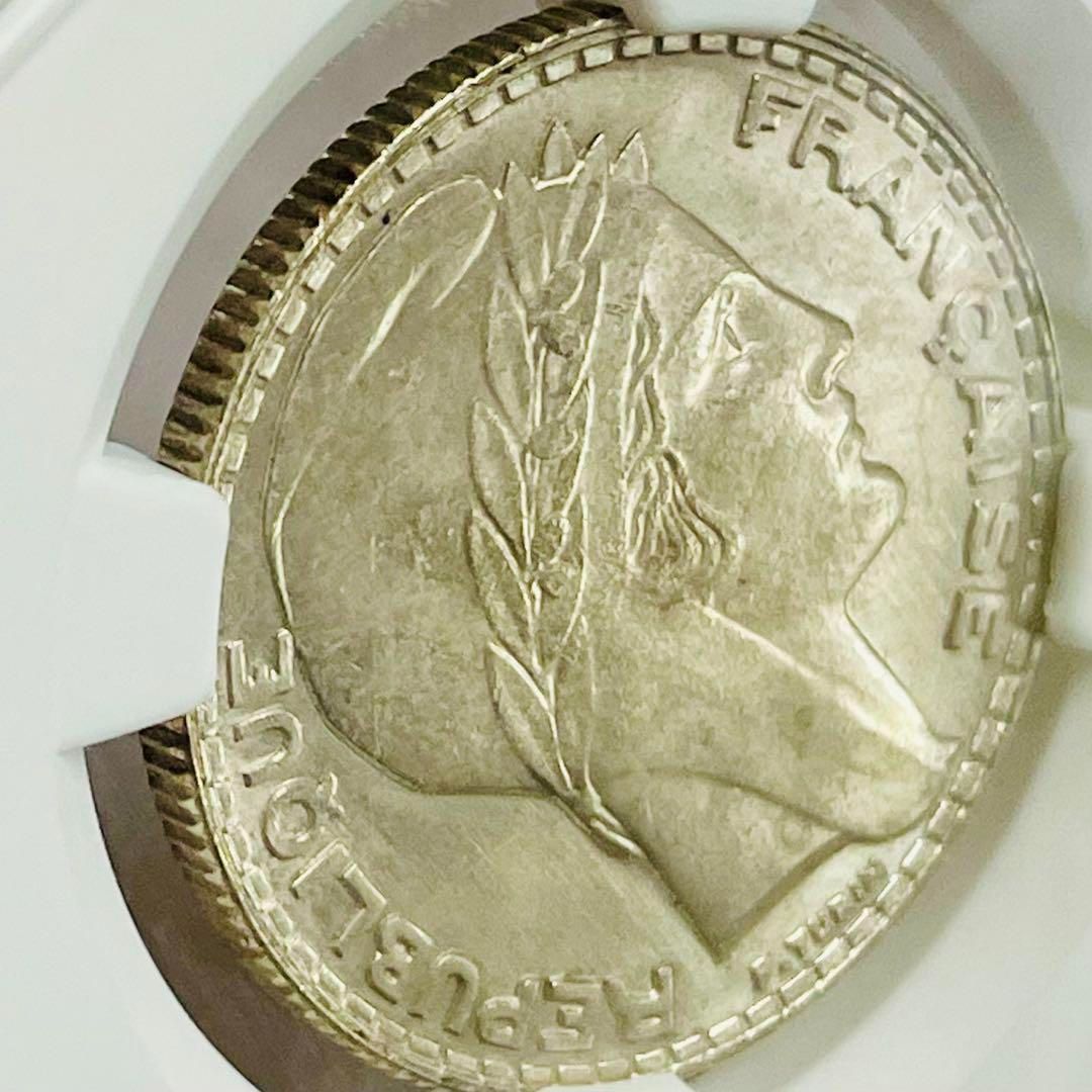 美品 マリアンヌ フランス 10フラン 銀貨】1932 NGC MS63 - メルカリ