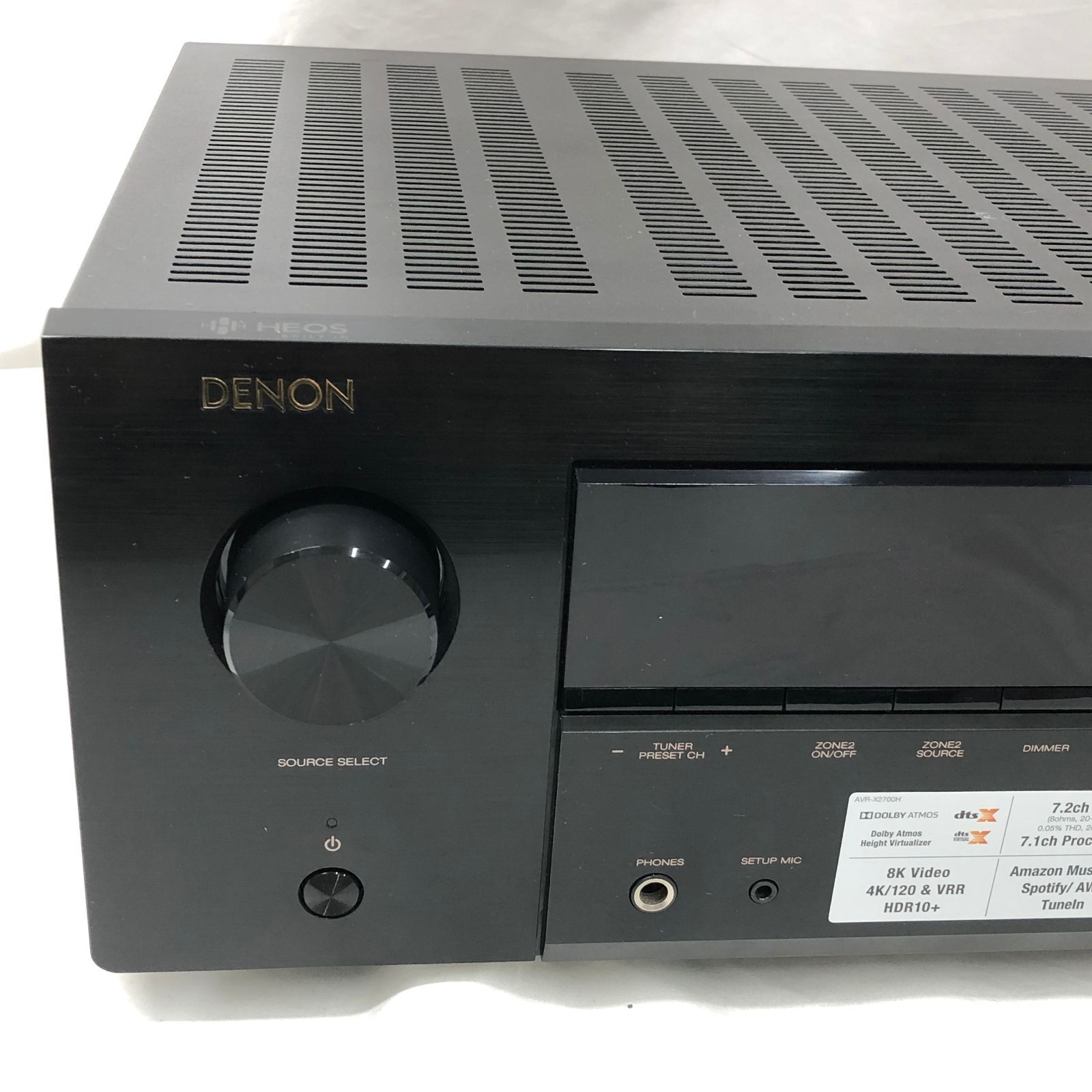 DENON デノン AVR-X2700H AVサラウンドレシーバー ブラック 2021年製