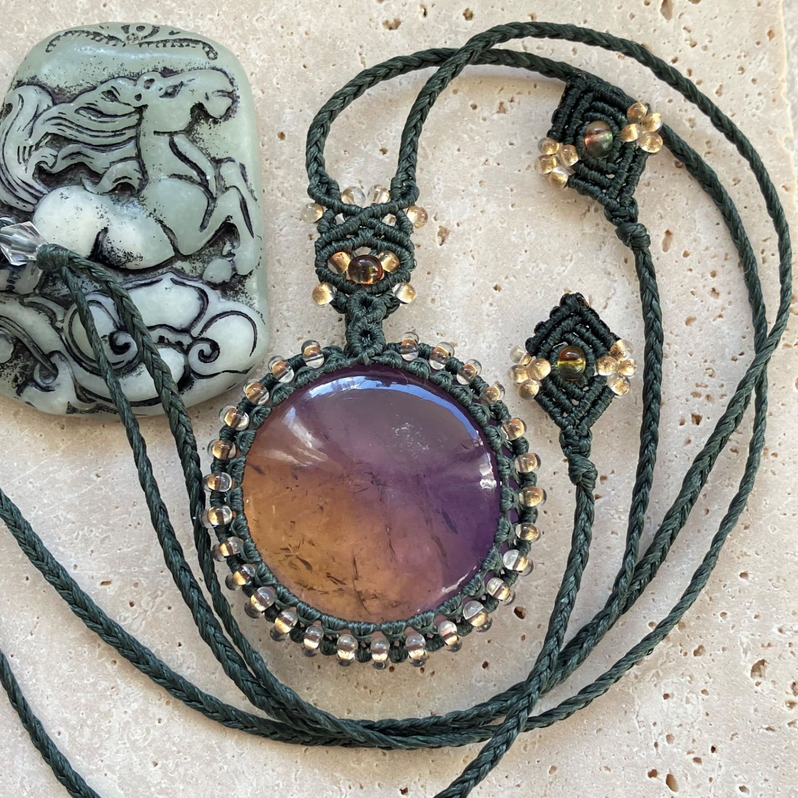 アメトリン マクラメネックレス 【公式通販】