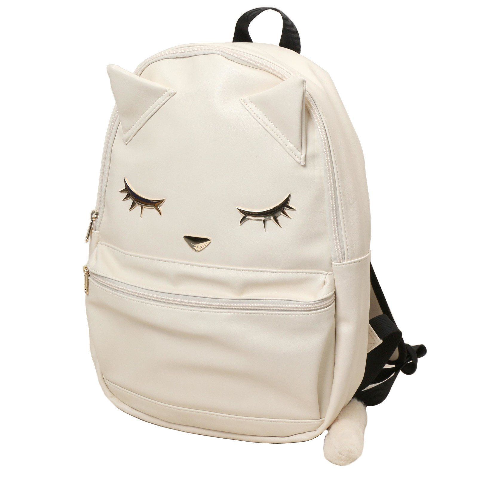 【人気商品】[アディクト] リュック レディース リュックサック プーちゃんしっぽ P171053-19 クリーム