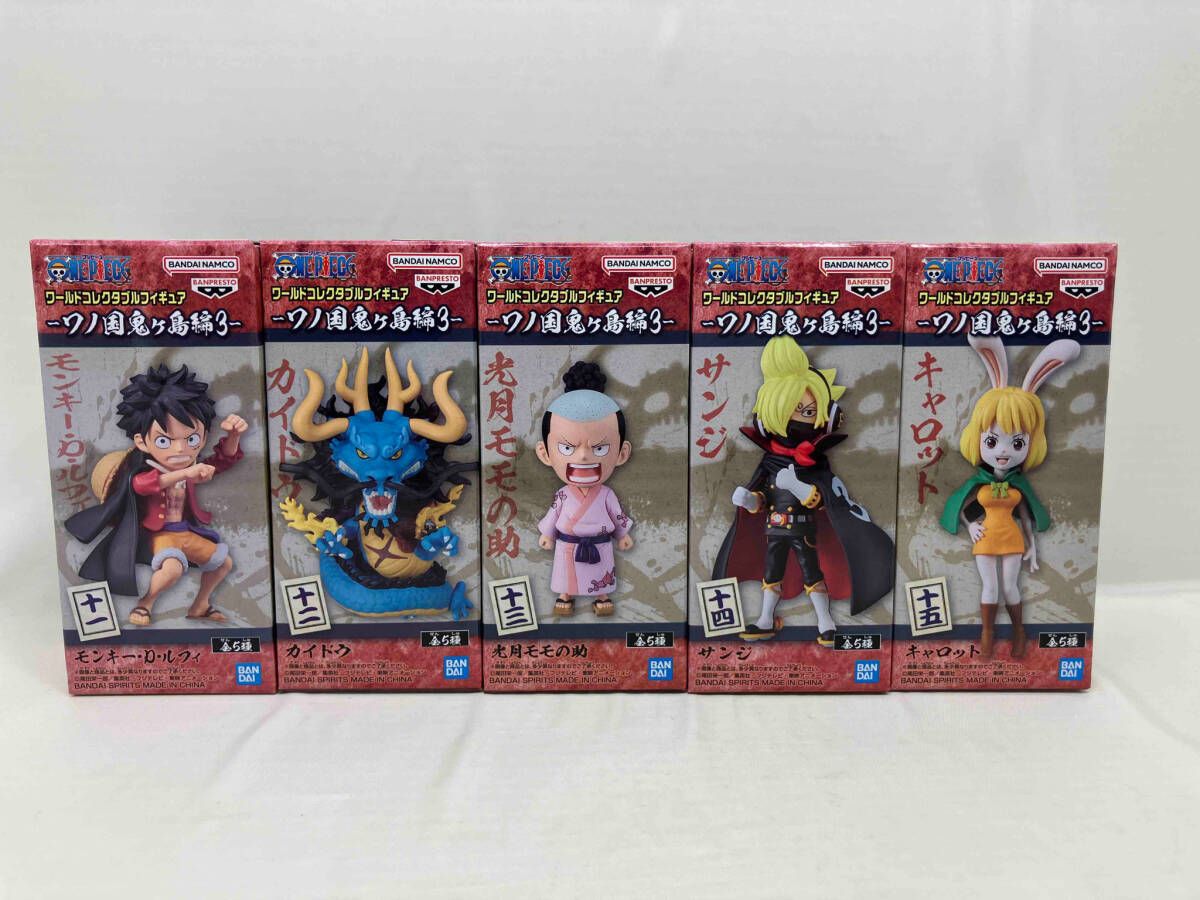 BANDAI - ワンピース コレクタブル ワノ国鬼ヶ島編2  全5個 3セット【新品・未開封】 Amazon.co.jp: ワンピース ワールドコレクタブルフィギュア ワノ