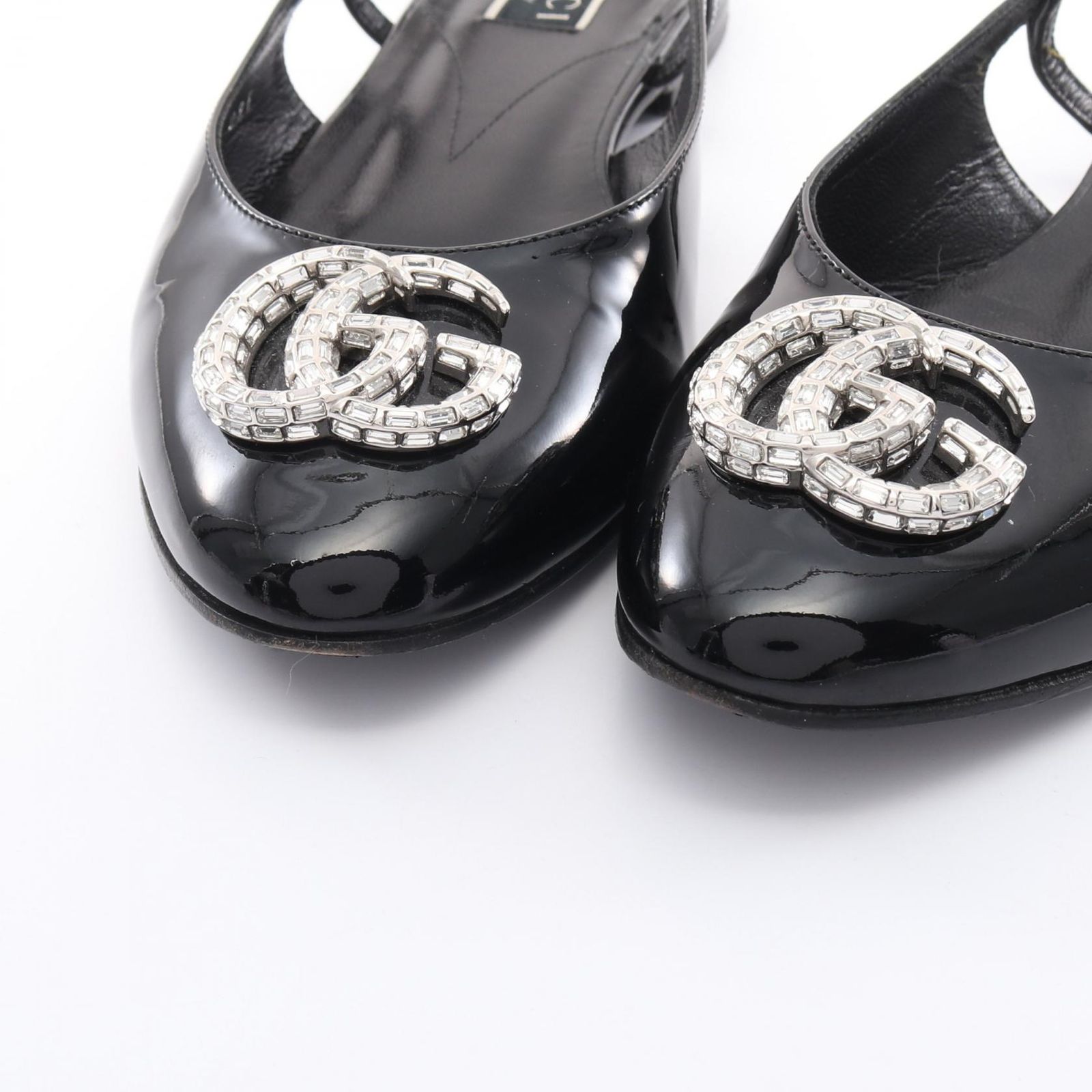 グッチ GUCCI サンダル ダブルG バレエシューズ 762765 ブラック