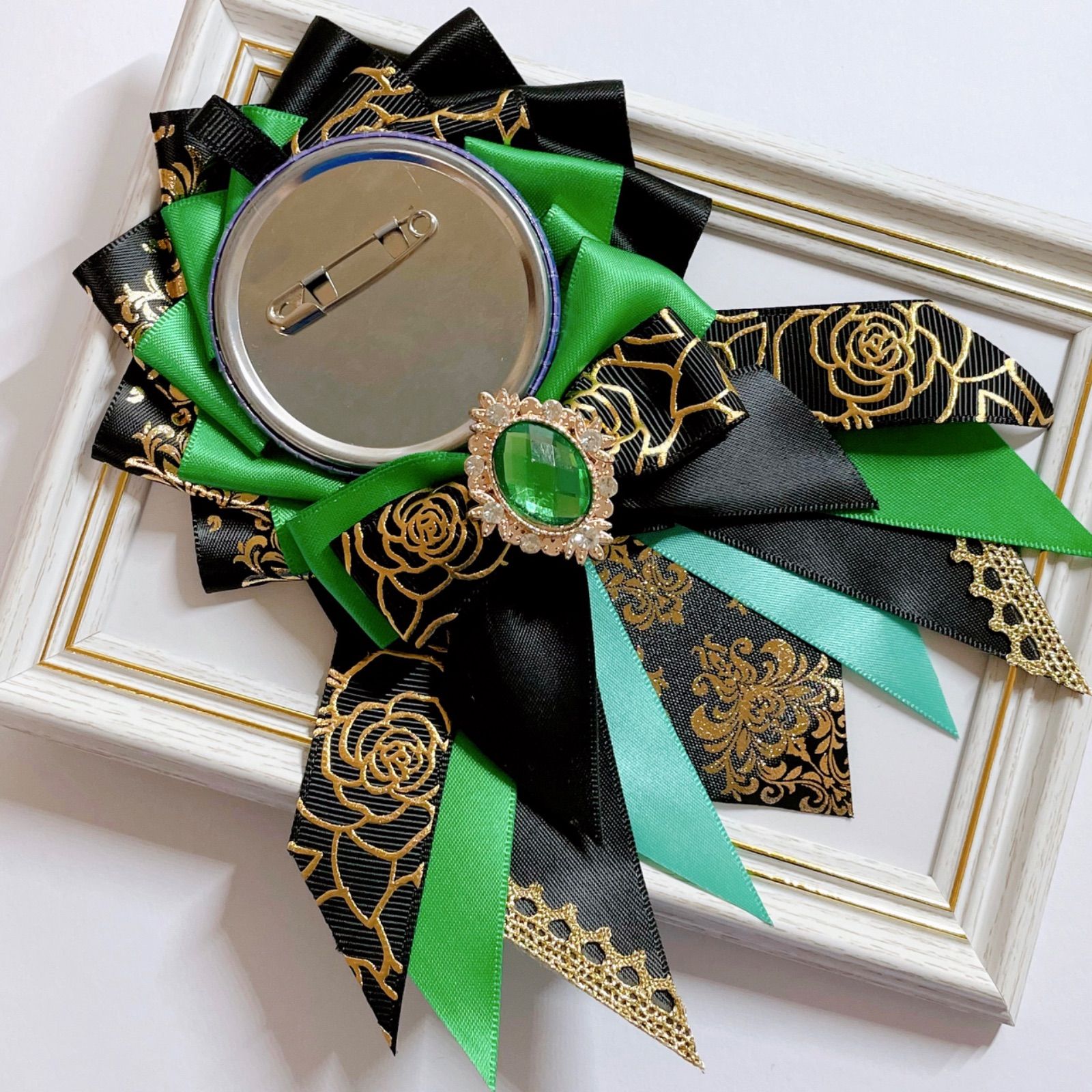ハンドメイド　ロゼット 878a538c30f9fbc46ad623ae2c1089