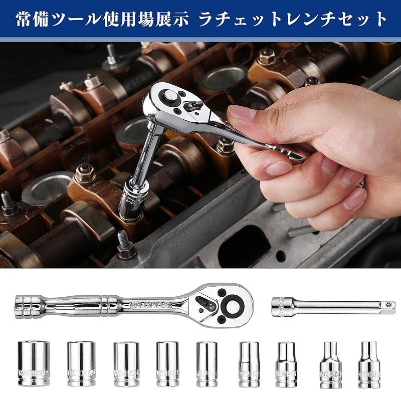 WORKPRO 160点 ホームツールセット 工具セット 家庭用 日曜大工 DIYセット 作業工具セット 家具の組み立て 住まいのメンテナンス用 修理道具セット 便利な収納ケース付き 1 BRIGHTFACE_UK