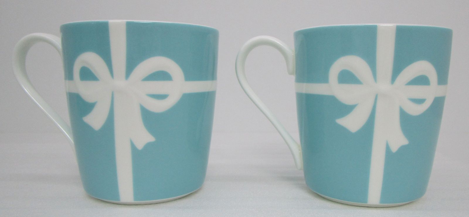 TIFFANY Co ティファニー リボンデザイン マグカップ セット き