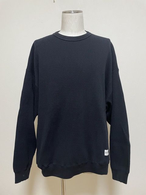 COOTIE/クーティー CTE-22S303 Suvin Waffle L/S Crew スビンコットン