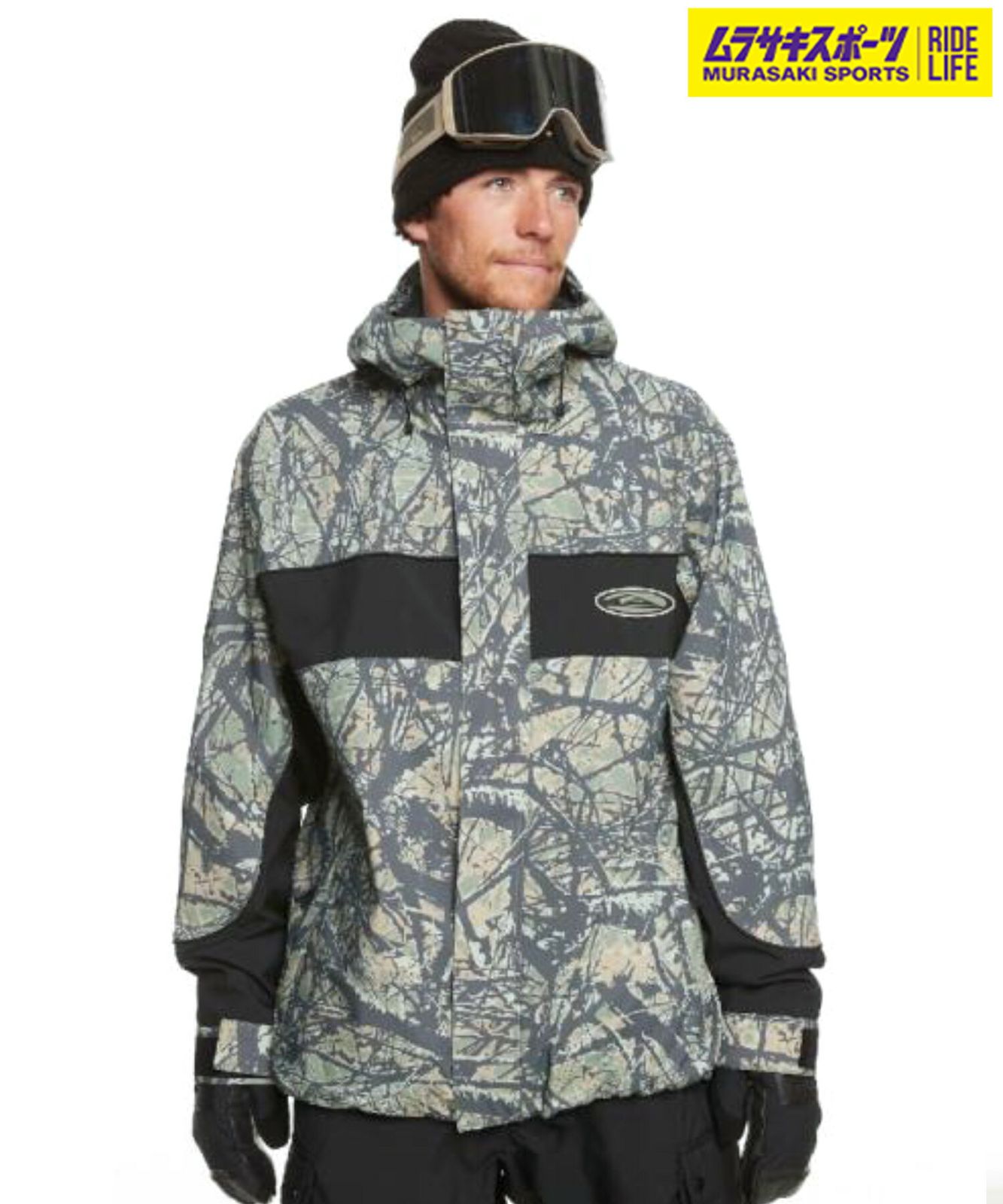 【ムラスポ公式】新品 QUIKSILVER クイックシルバー ユニセックス スノーボード ウェア ジャケット HIGH ALTITUDE 20K 24-25モデル LX D12