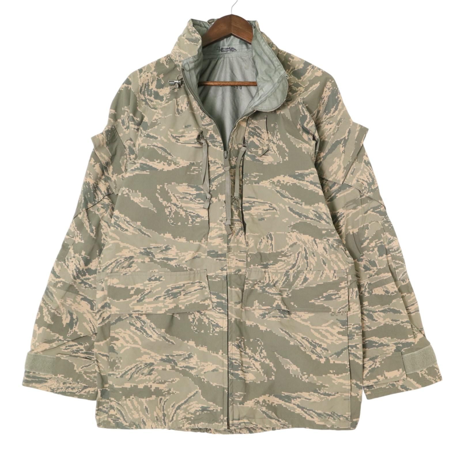 米軍実物 U.S.AIRFORCE APECS GORETEX パーカージャケット ミリタリー ABUカモ (メンズ SMALL REGULAR) 中古 古着 A1565
