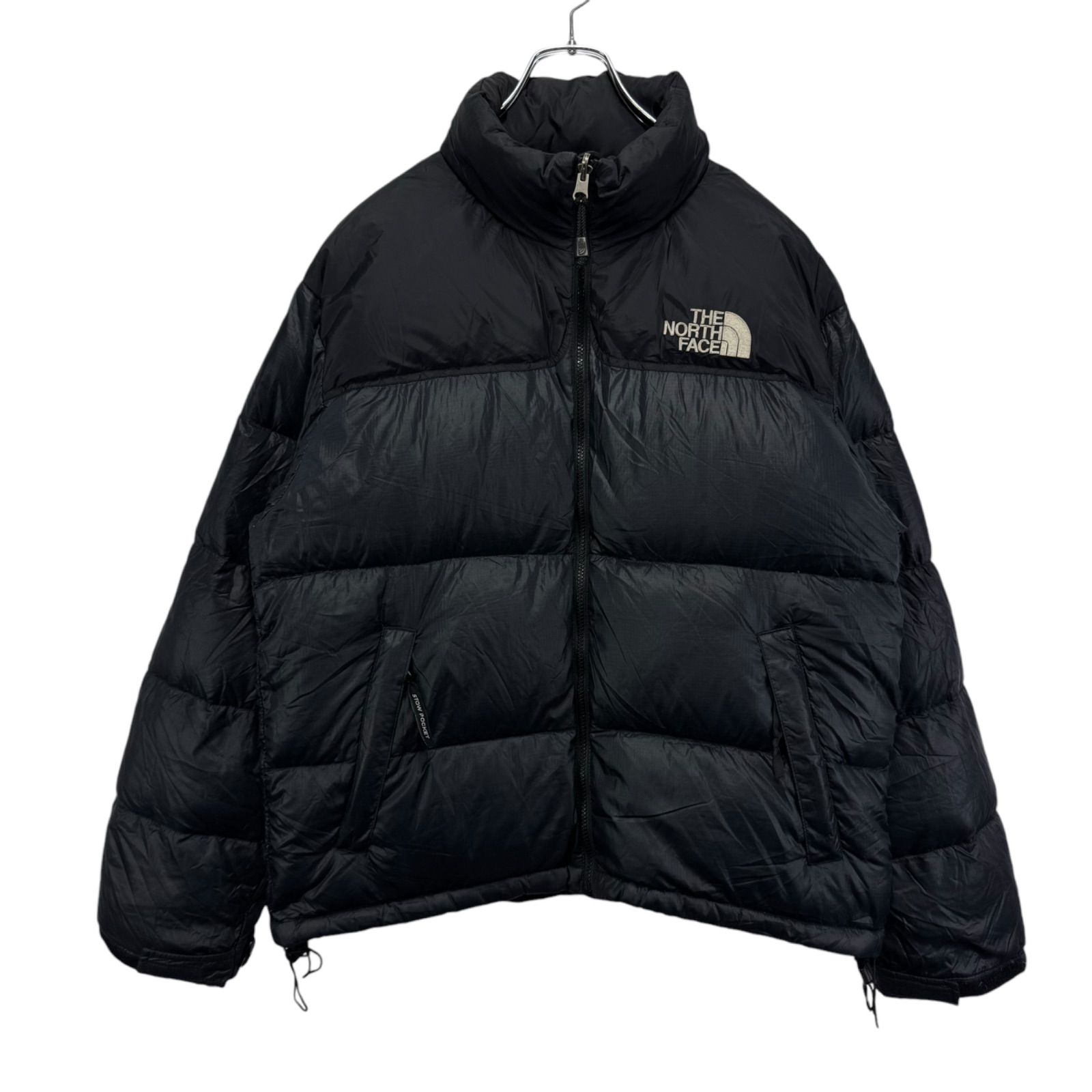 90s US規格 THE NORTH FACE Logo Embroidery 700 fill Nuptse Jacket Puffer Down ノースフェイス  ヌプシ ダウンジャケット 刺繍ロゴ 古着 - メルカリ