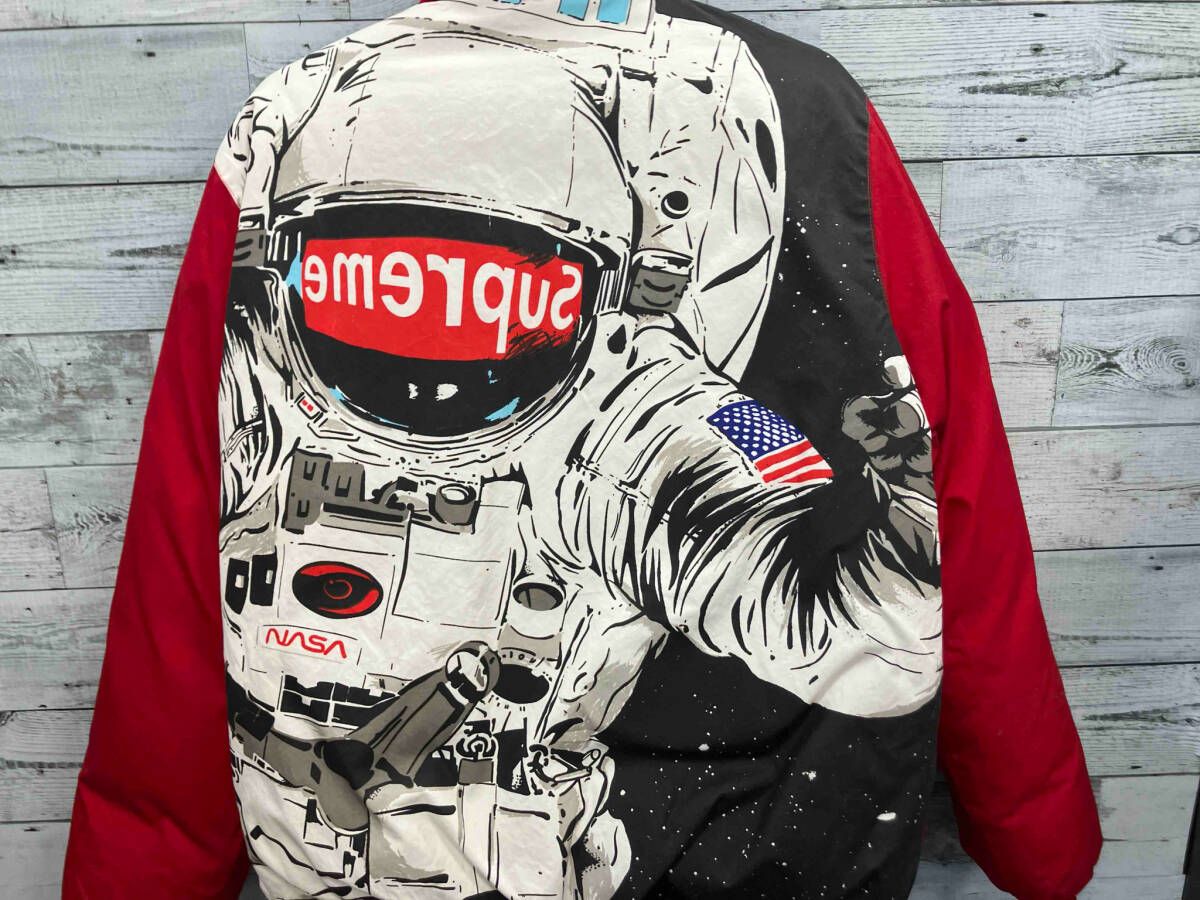 16aw Supreme Astronaut Puffy Jacket ダウン Supreme Astronaut Puffy Jacket Royal Printing With Down