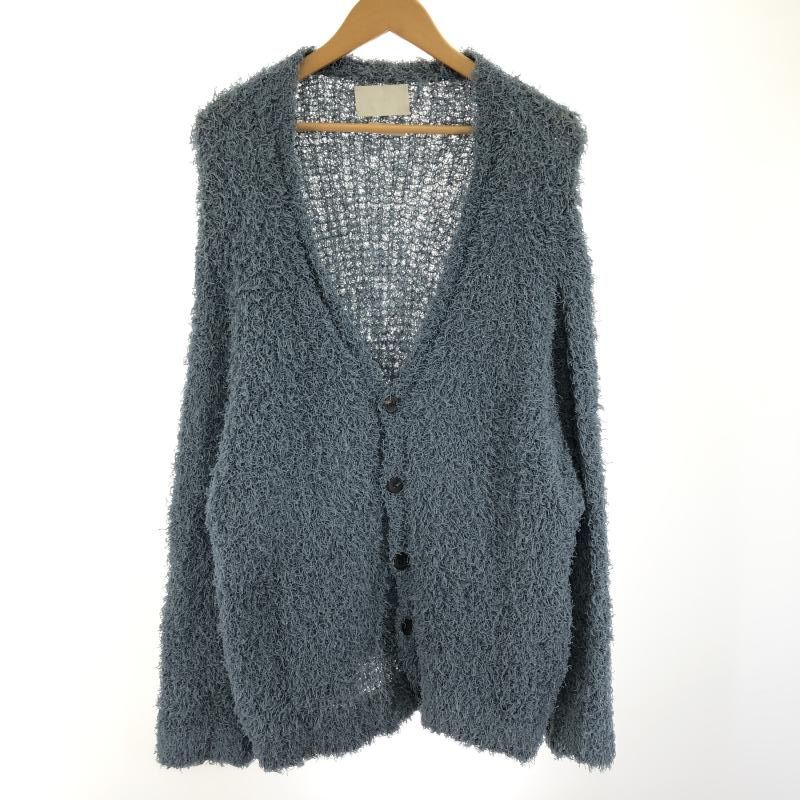YOKE BUSHY COTTON CARDIGAN サイズ3 グレー YK22SS0355S ヨーク 91