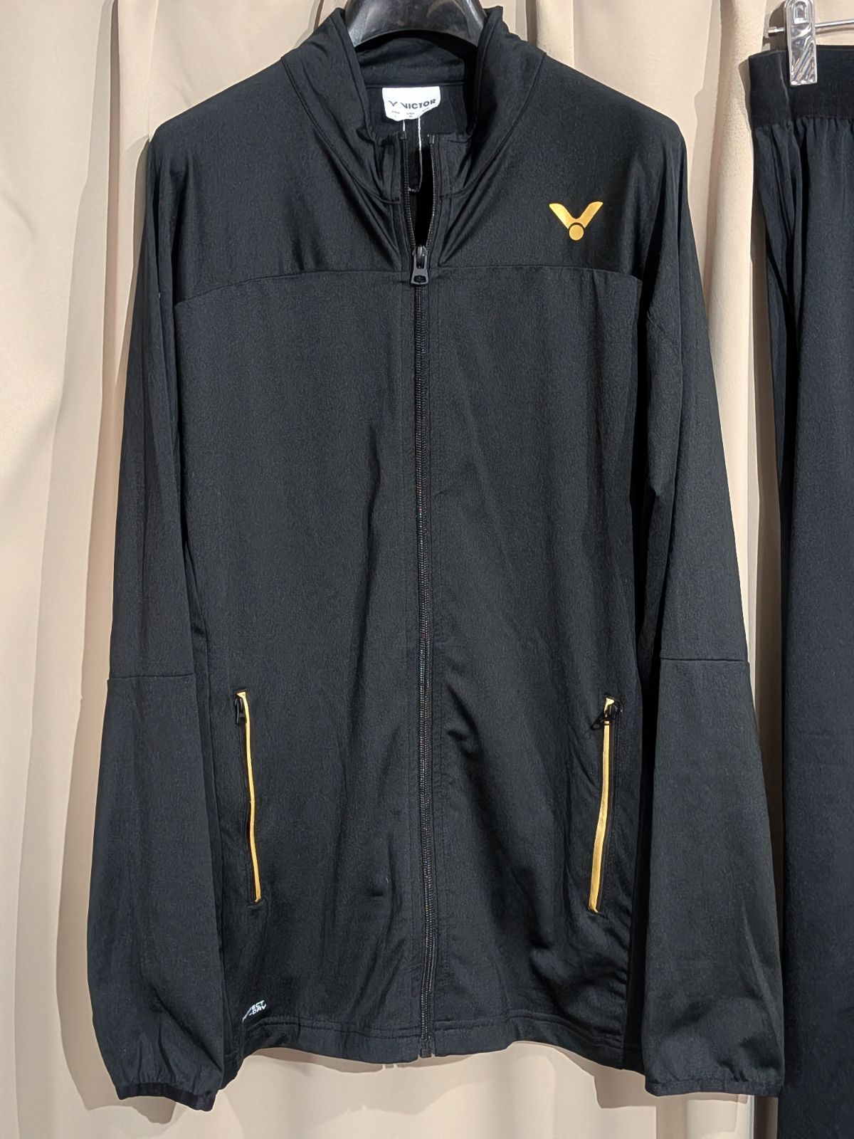 VICTOR ビクター トレーニングウェア ジャージ 上下 セットアップ 黒 L