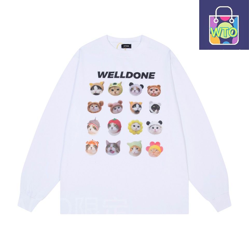 本日限定WTO】ON 827 メンズ ロングスリーブ Tシャツ プリント
