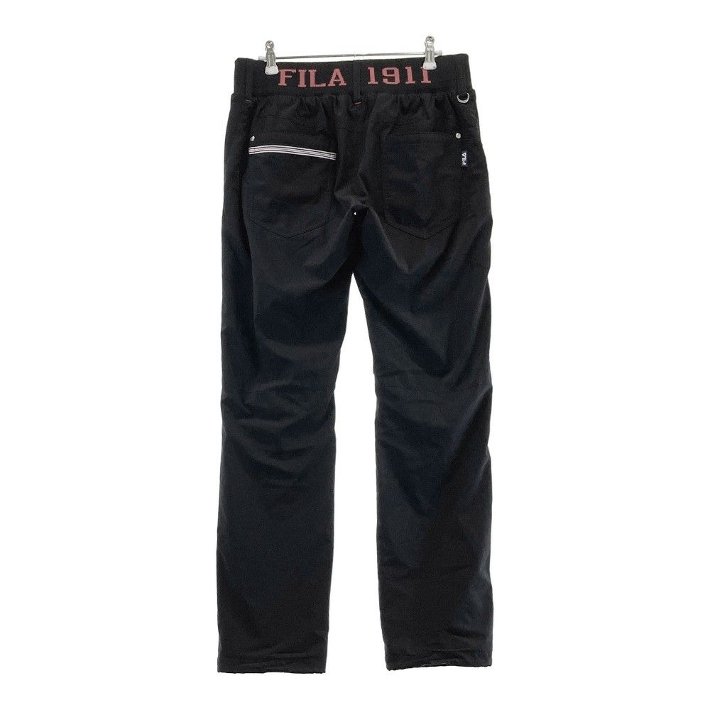 サイズ：LL FILA GOLF フィラゴルフ 裏地付 ストレッチパンツ ブラック
