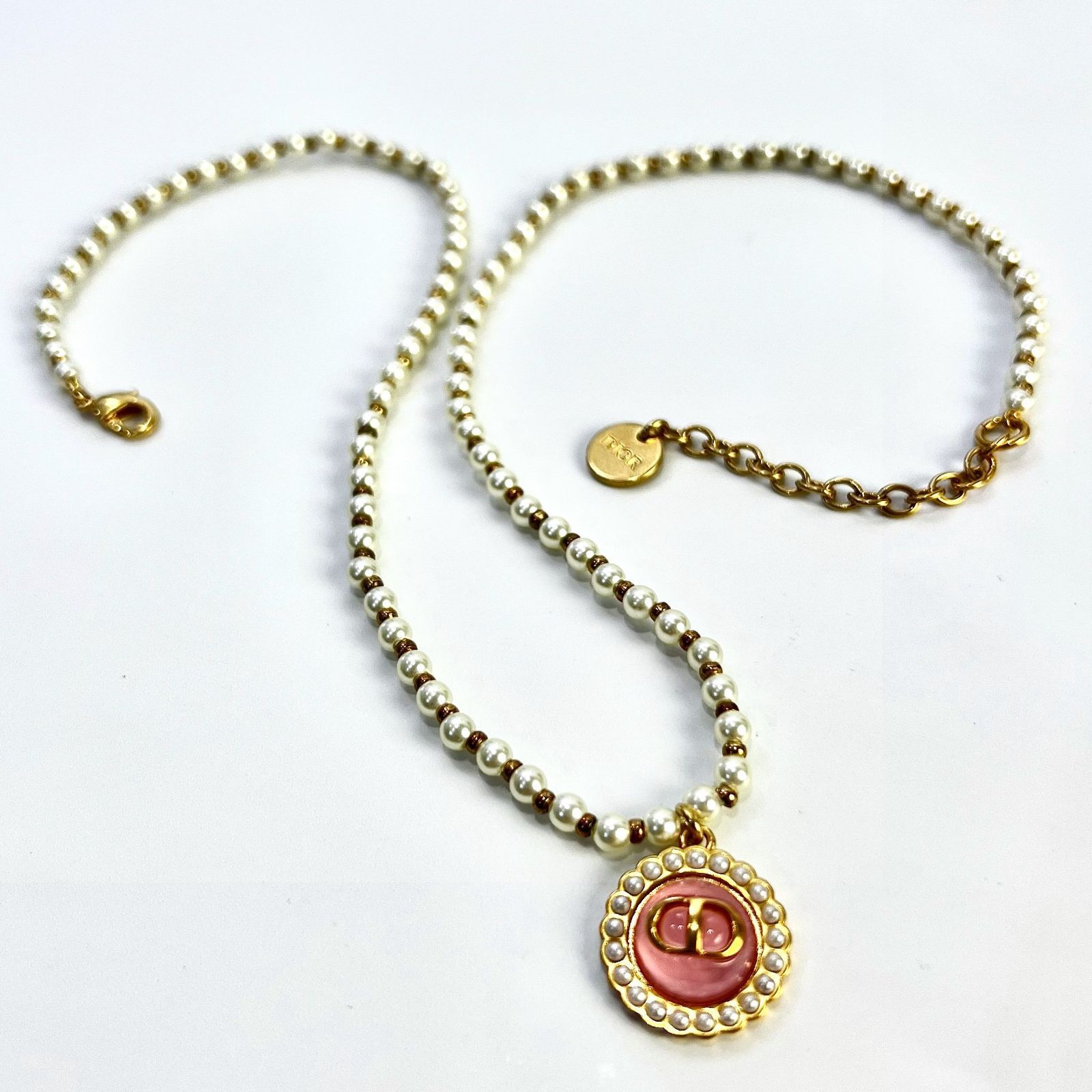 美品　DIOR 80〜90s Germany ドイツ製　ネックレス　薔薇　バラ 美品 DIOR 80〜90s Germany ドイツ製 ネックレス 薔薇 バラ