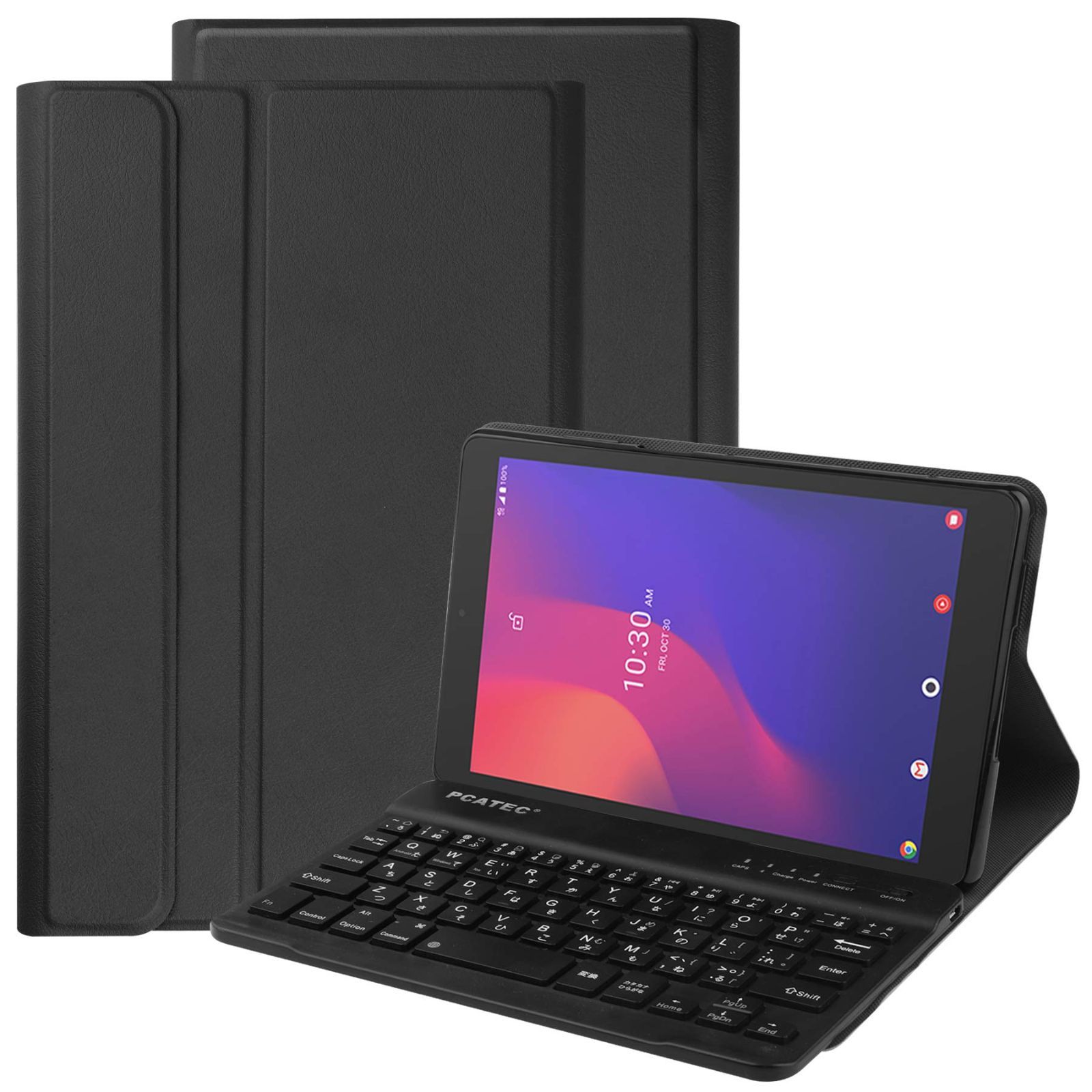 新着商品 docomo dtab Compact d-42A レザーTPUケース付き NTT Bluetooth キーボード ブラック US配列 かな入力対応