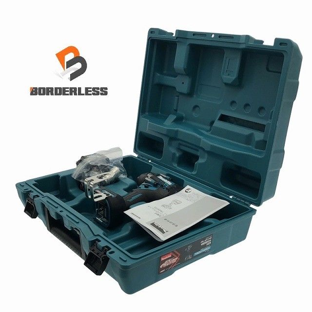 makita マキタ 40Vmax 充電式インパクトレンチ TW007G バッテリ1個 2.5Ah ケース付 コードレス バッテリー式