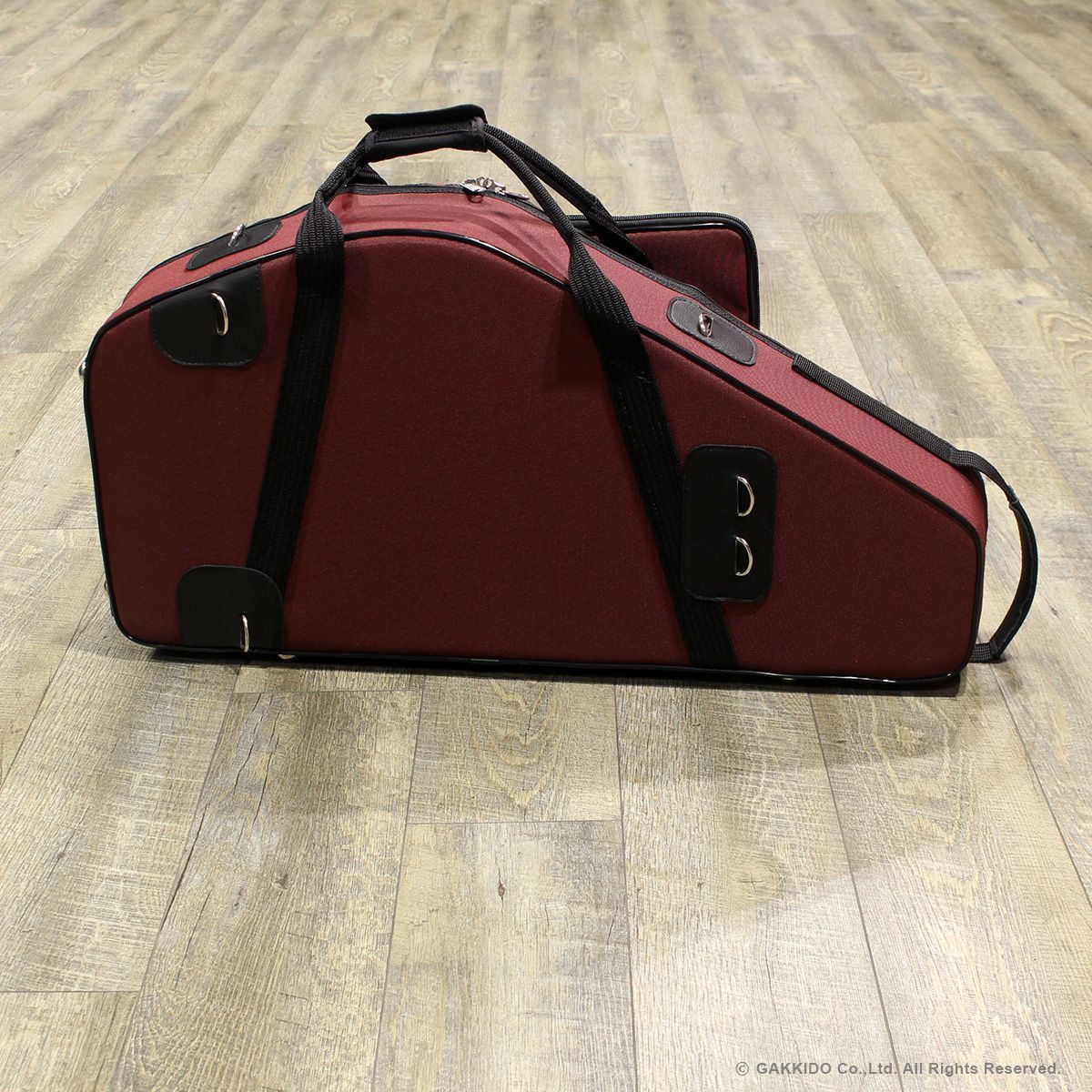 Marcus Bonna ソプラノ&アルトサックス用ダブルケース MBSSASND ナイロン製 ワインレッド