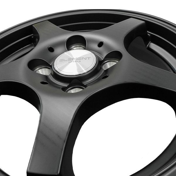 タイヤホイール 4本セット ELEMENT SW247 165/60R14 14インチ 4.5J +45 