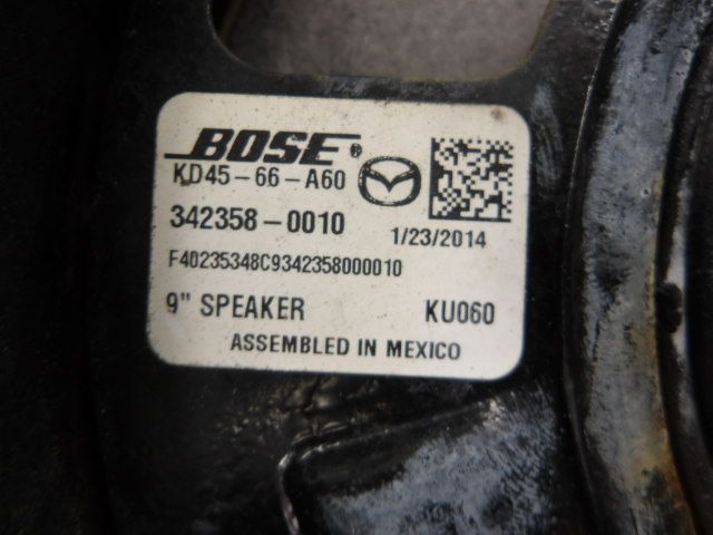 4FQ7562 AYA マツダ アテンザ GJ2FW 前期型 ディーゼル XD Lパッケージ BOSE スピーカーセット KD45-66-A60