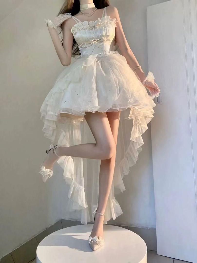 ゴスロリドレス ポラリスライトドレスプレミアム星空の細閃姫スカート ロリータ ロリータドレス ポラリスライトドレスプレミアム星空の細閃姫