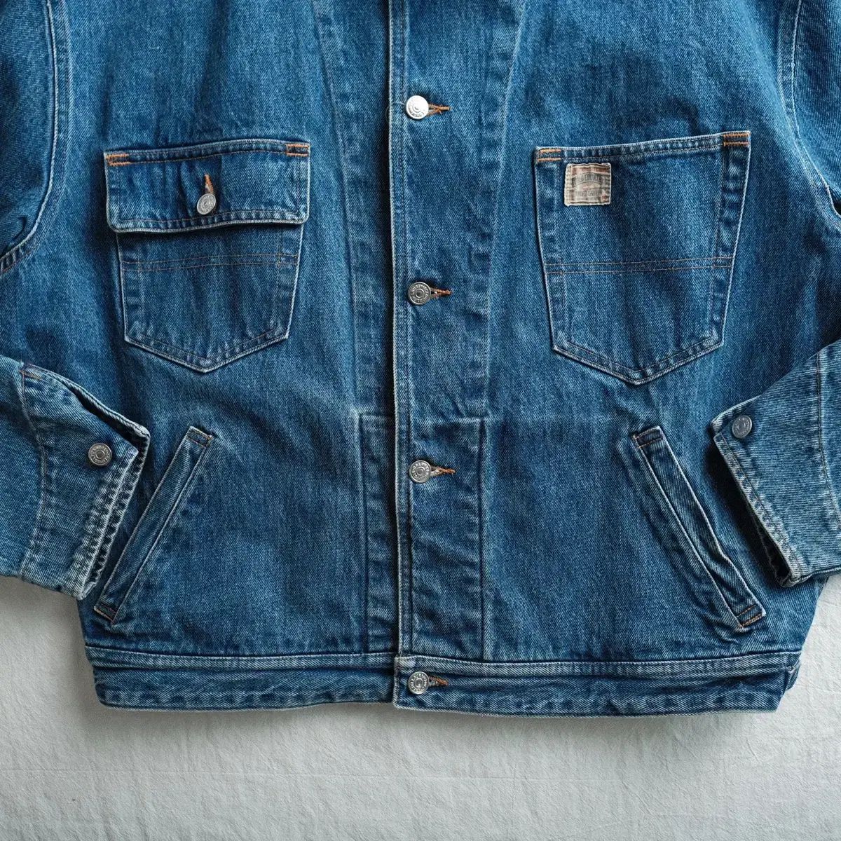 ポロカントリー 90s 米国製 ショート デニム ジャケット XL